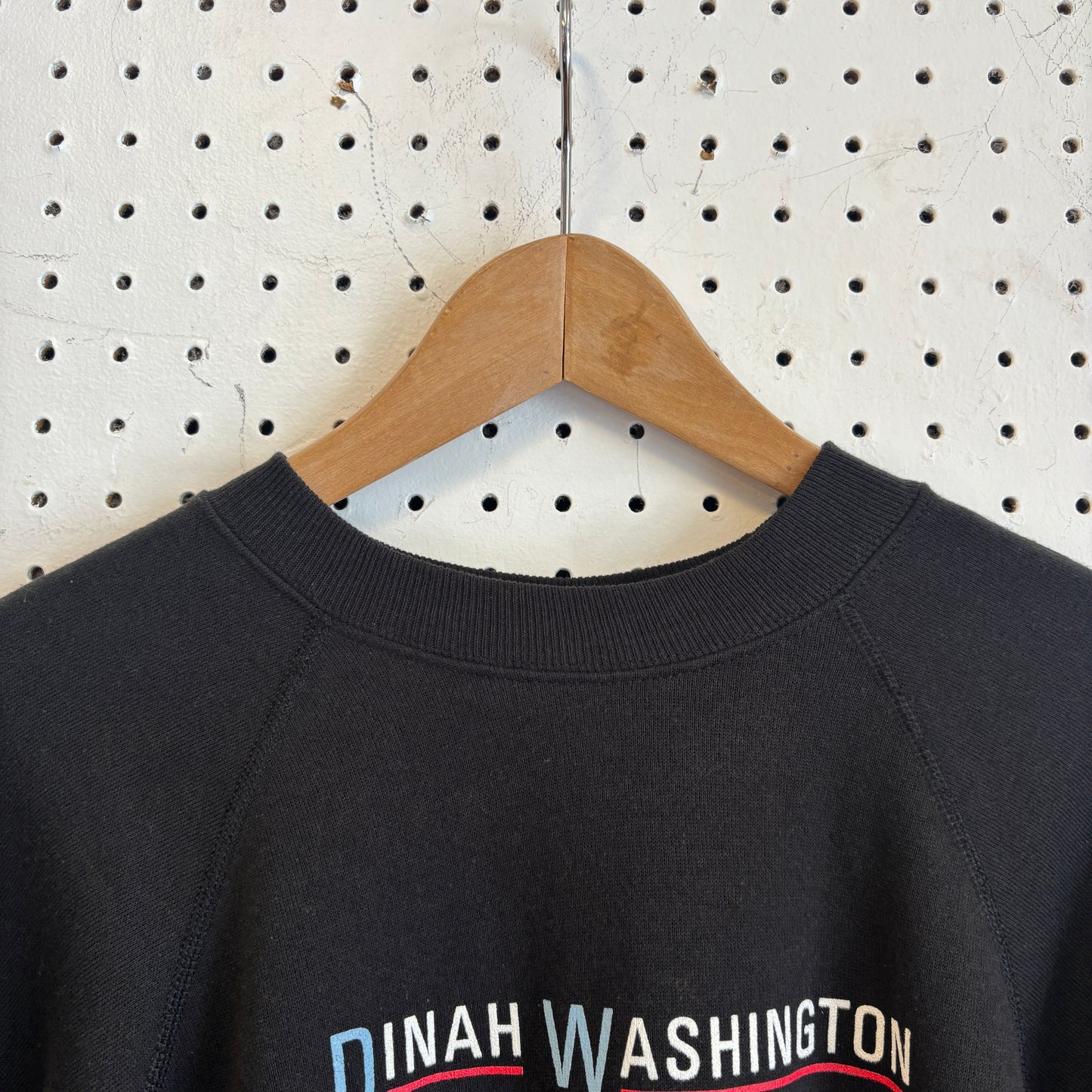 1990s Vintage Dinah Washington Jazz Radio Crewneck
