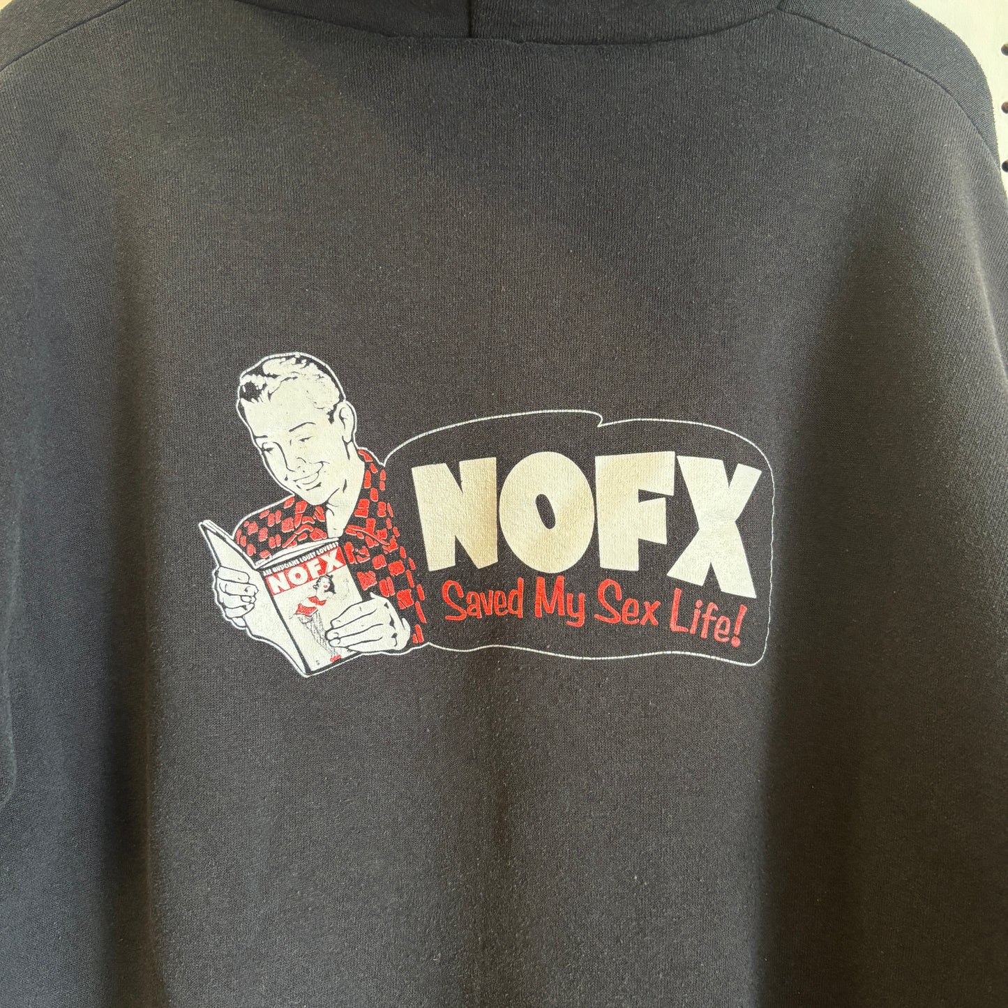 1990s Vintage NOFX Lousy Lovers Band Hoodie