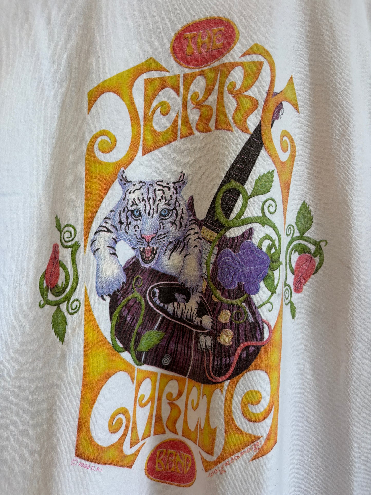 1990s Vintage The Jerry Garcia Band Tour Tee