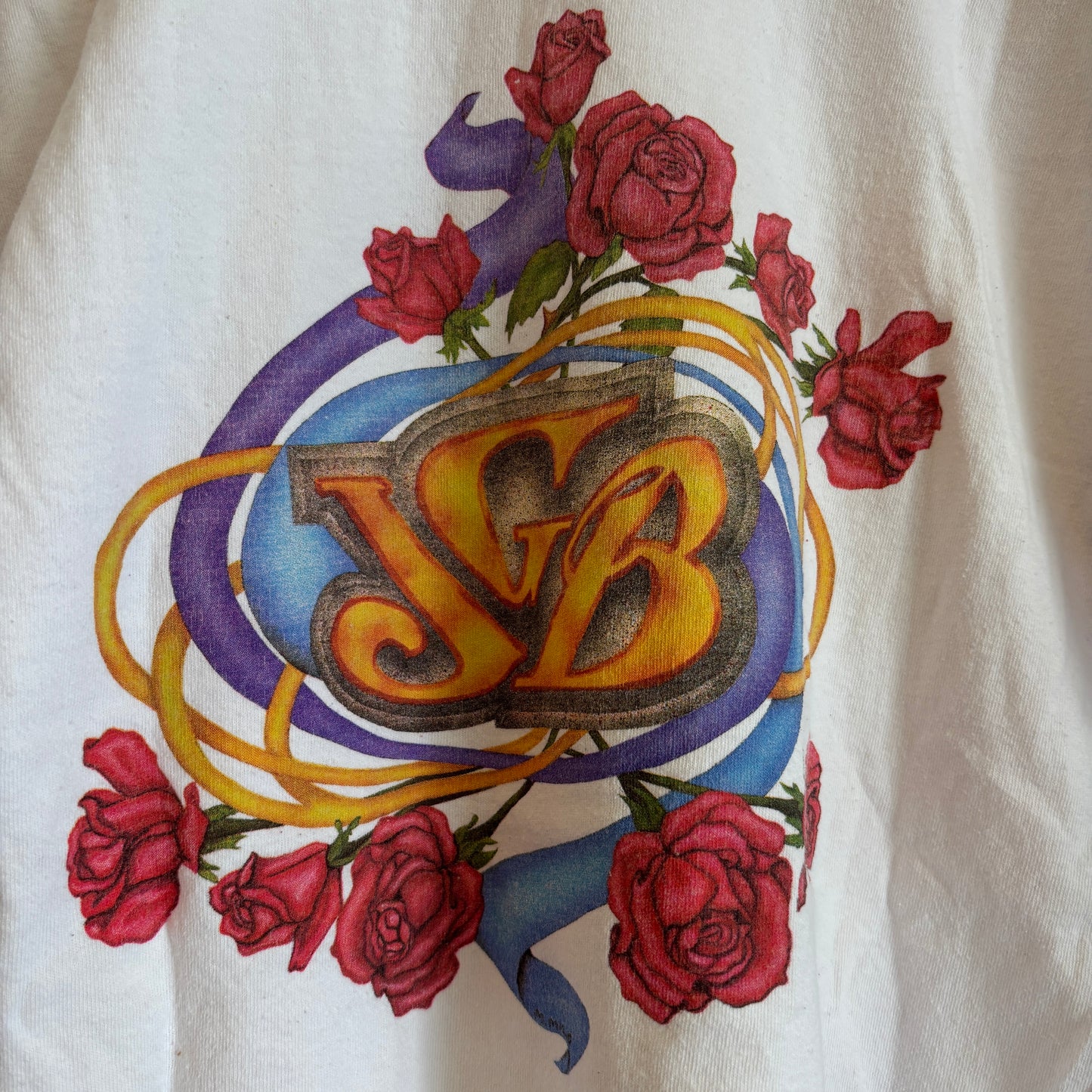 1990s Vintage The Jerry Garcia Band Tour Tee