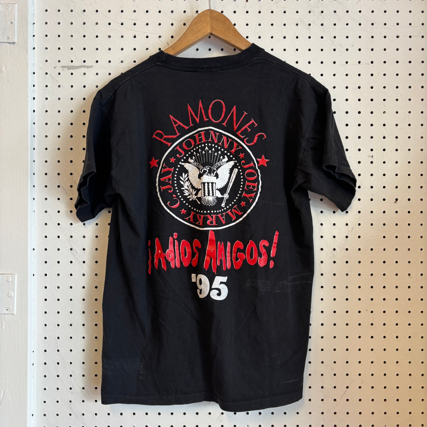 1995 Vintage Ramones Adios Amigos Band Tee