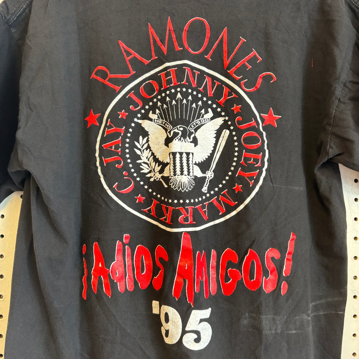 1995 Vintage Ramones Adios Amigos Band Tee
