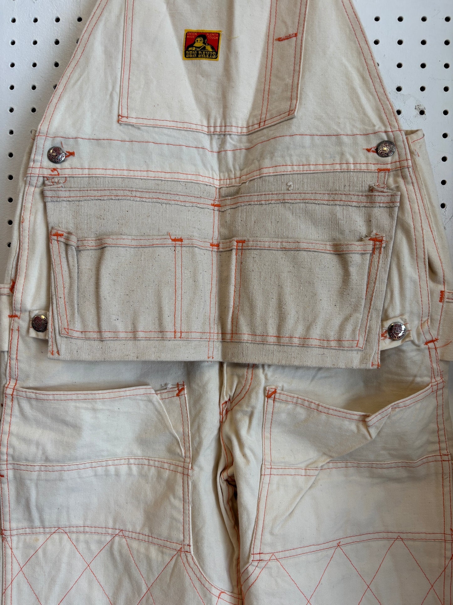 1970s Vintage Ben Davis Carpenter Utility Overalls