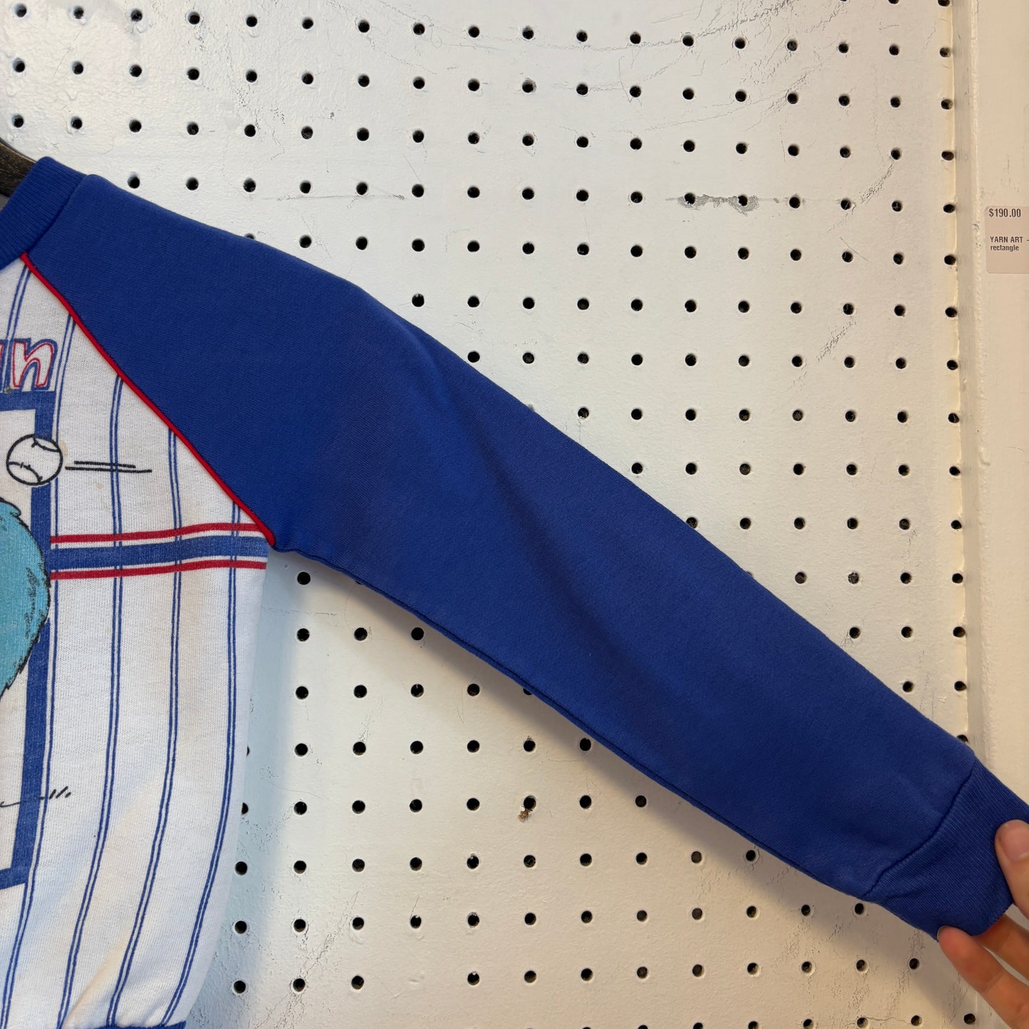 1990s Vintage Youth Cookie Monster Home-Run Crewneck
