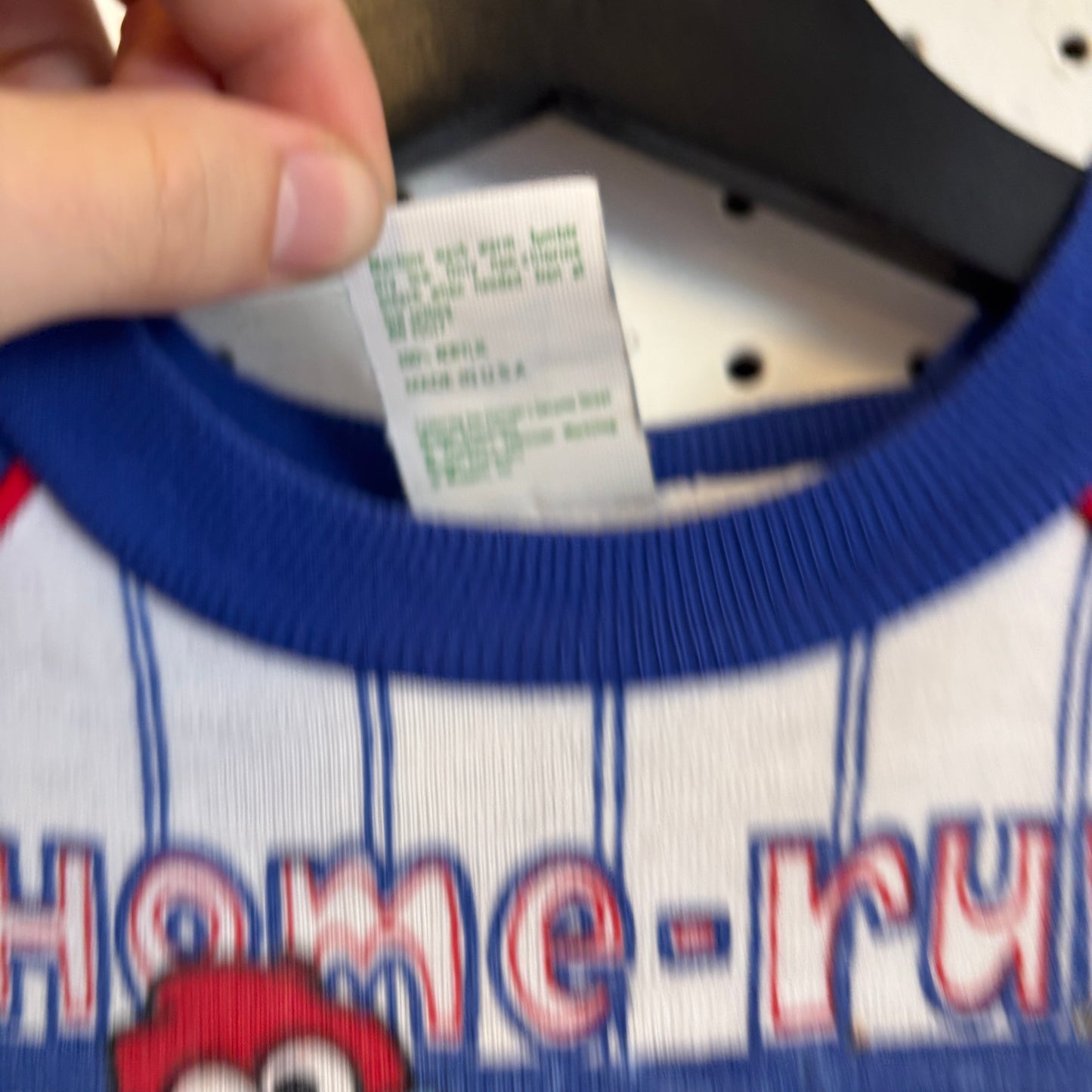 1990s Vintage Youth Cookie Monster Home-Run Crewneck