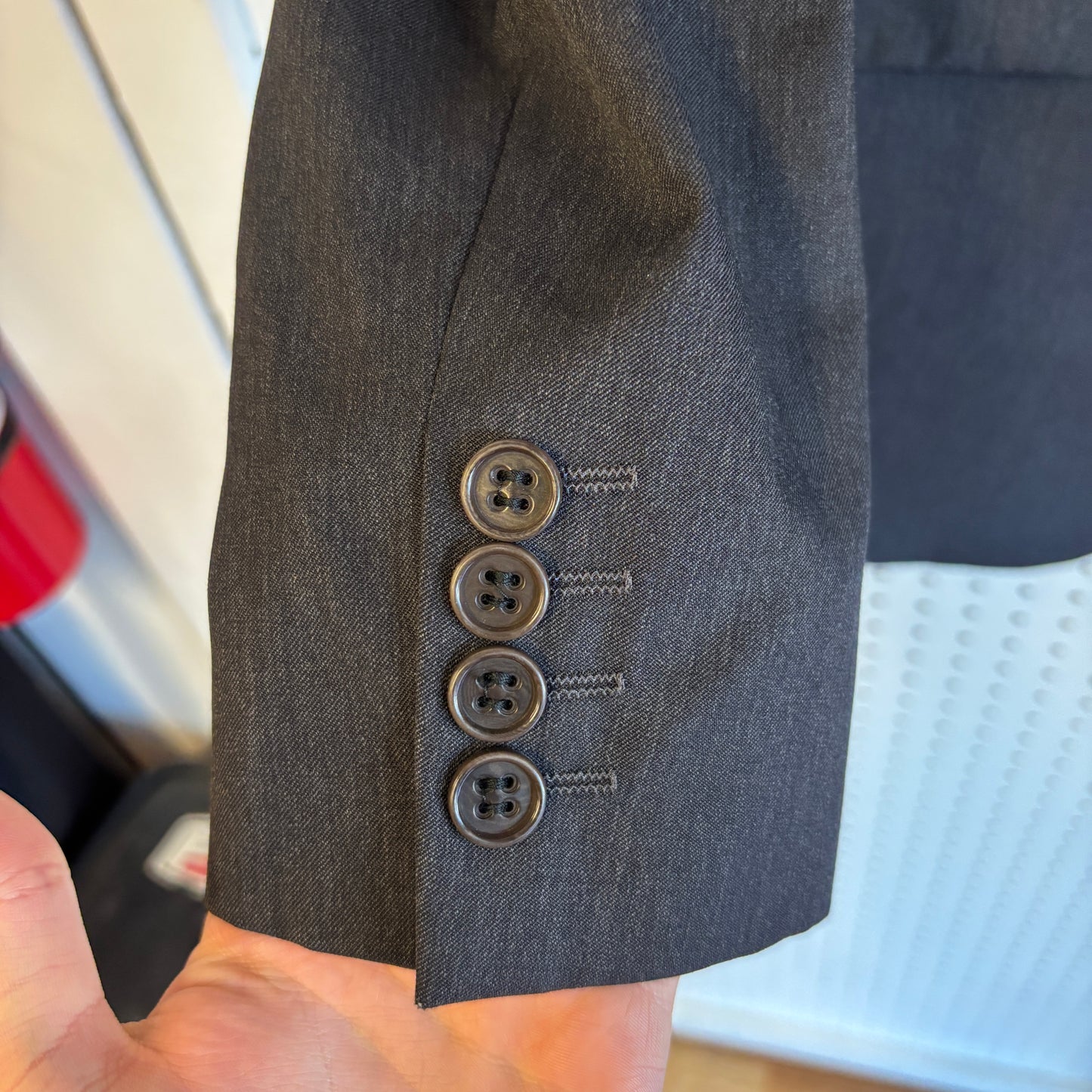 1980s Yves Saint Laurent Pour Homme Tailored Wool Suit Jacket