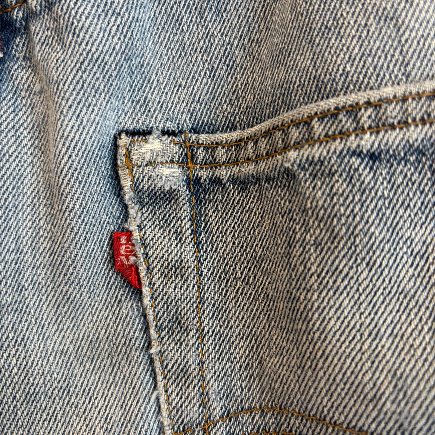 1970s Vintage Levi's 501 Redline Jeans