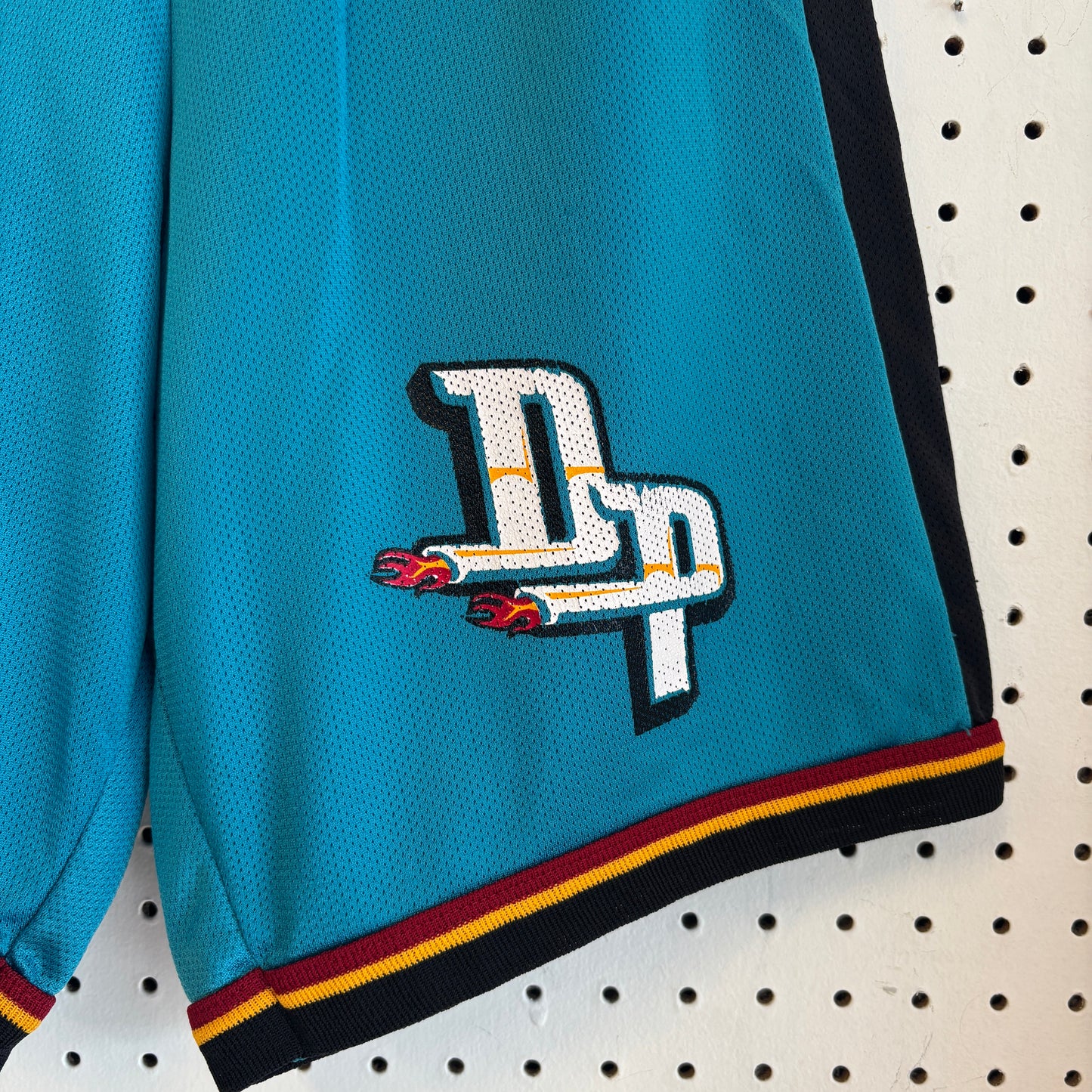 1990s Vintage Detroit Pistons Champion Basketball Shorts
