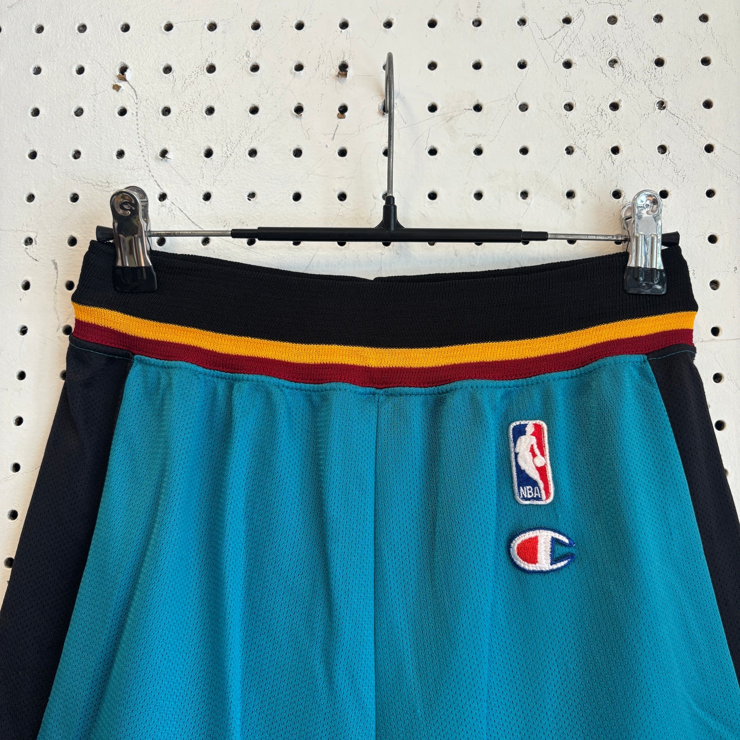 1990s Vintage Detroit Pistons Champion Basketball Shorts