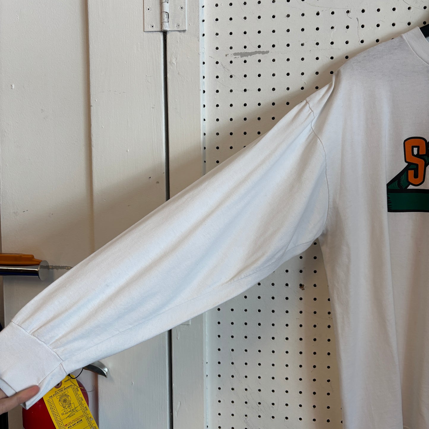 1990s Vintage Stoopid Skateboard 8-Ball Long Sleeve Shirt