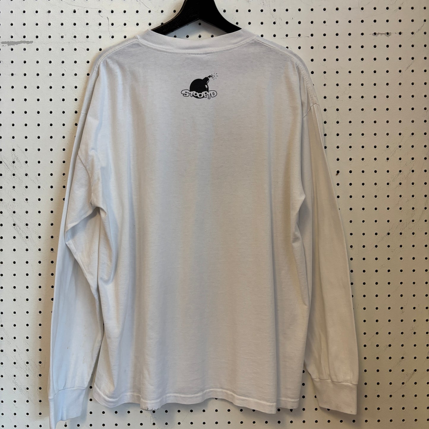 1990s Vintage Stoopid Skateboard 8-Ball Long Sleeve Shirt