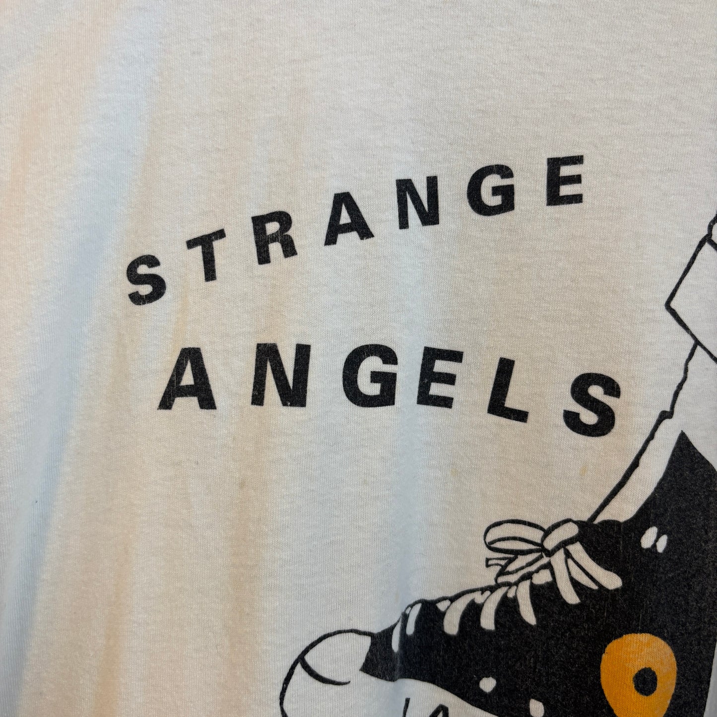 1990s Vintage Laurie Anderson Strange Angeles Tour Tee