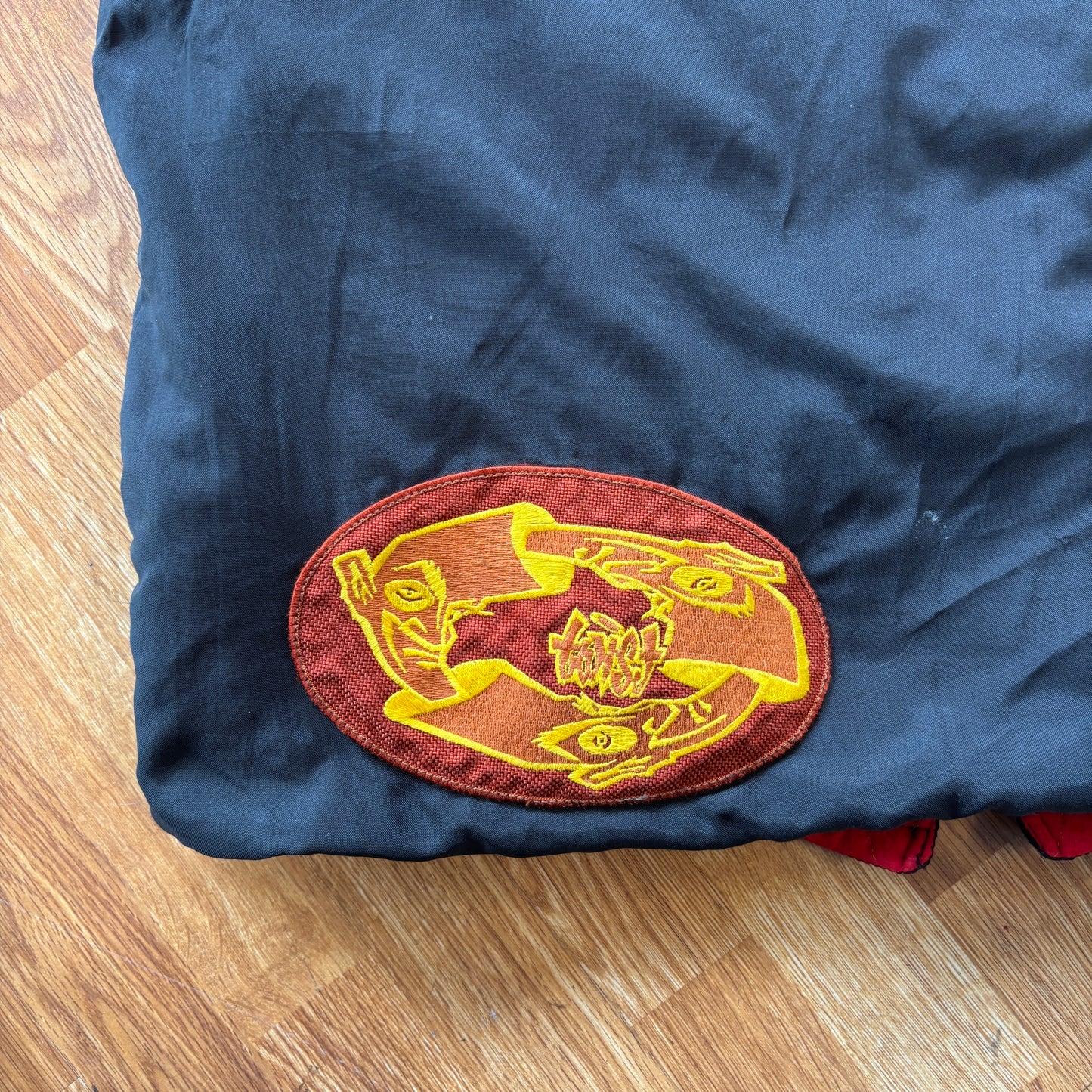 1990s Twist Graffiti Baggy Hooded Coat