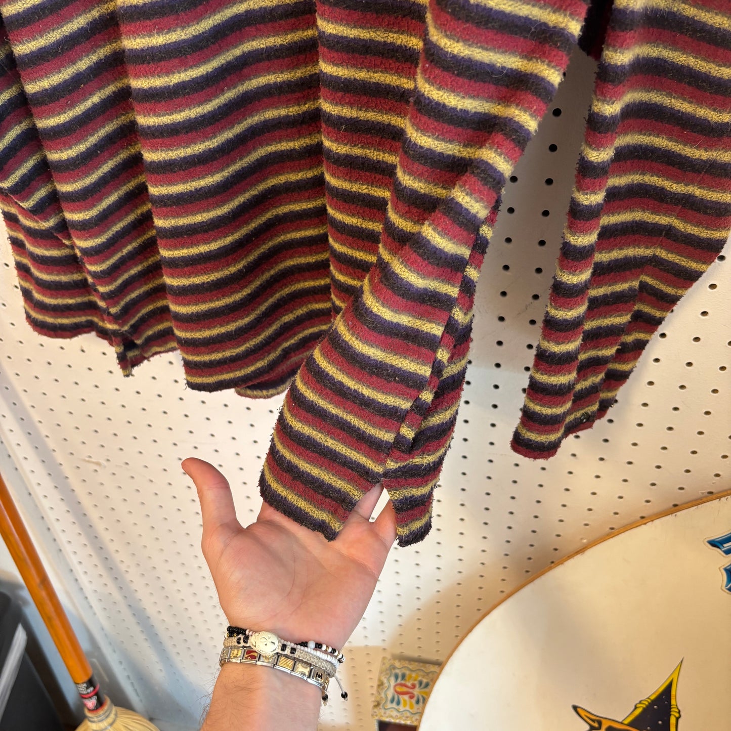 2005 Nike ACG Striped Fleece Button Up
