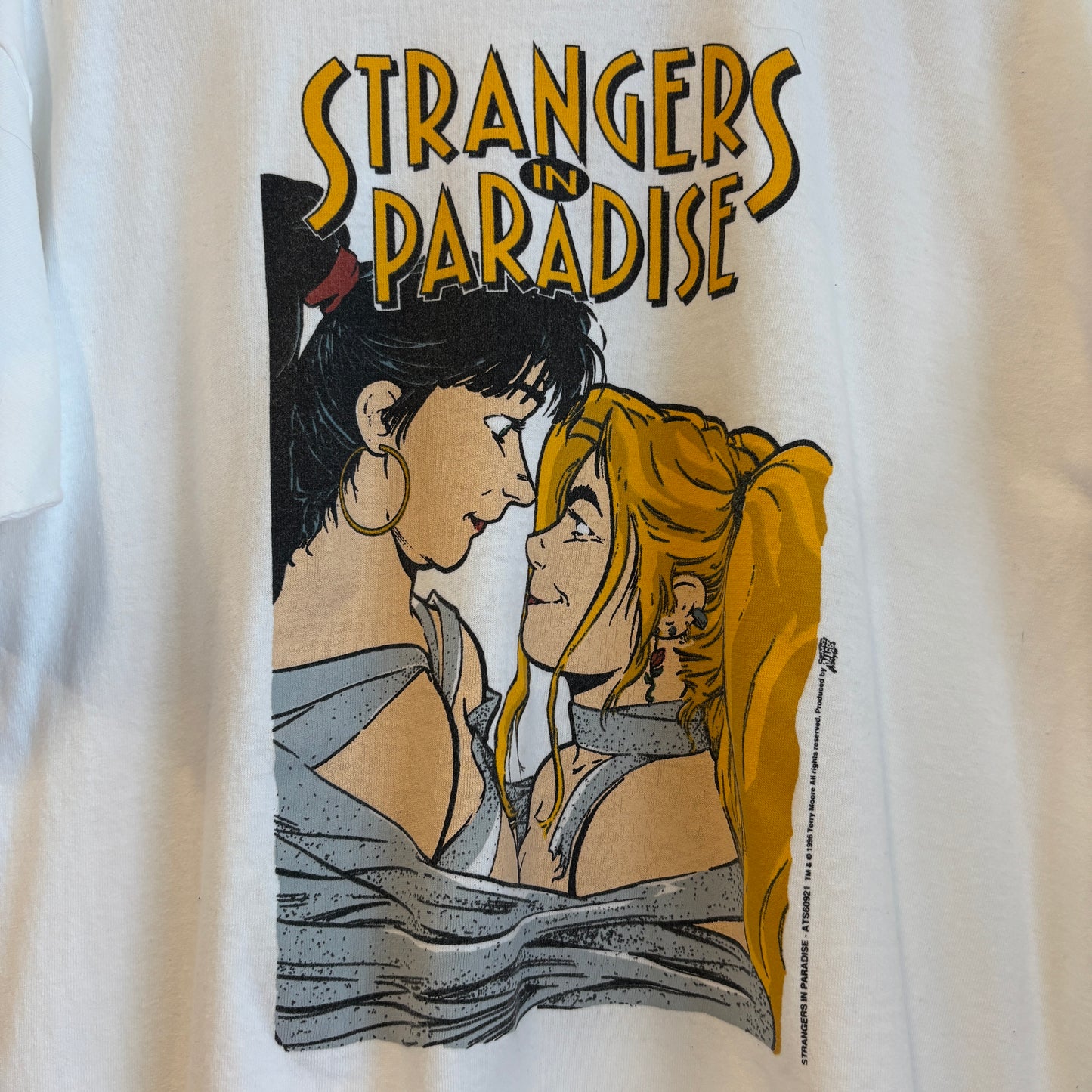 1996 Strangers in Paradise Lesbian Comic Tee