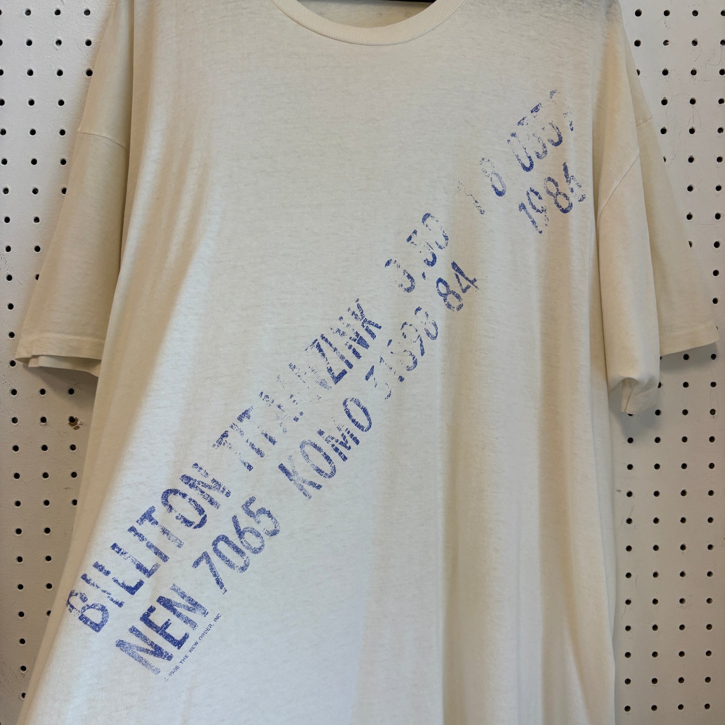 1986 New Order Brotherhood Band Tee