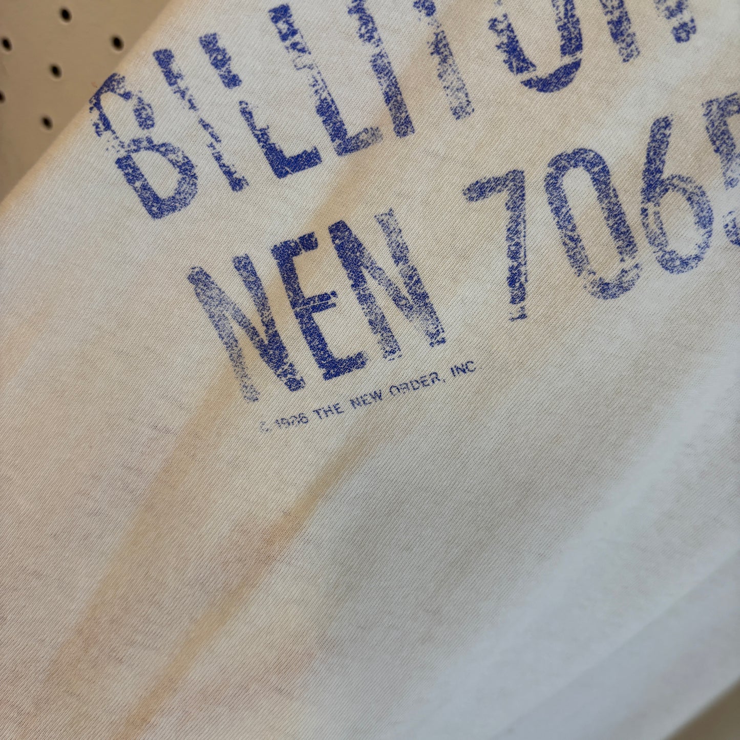 1986 New Order Brotherhood Band Tee