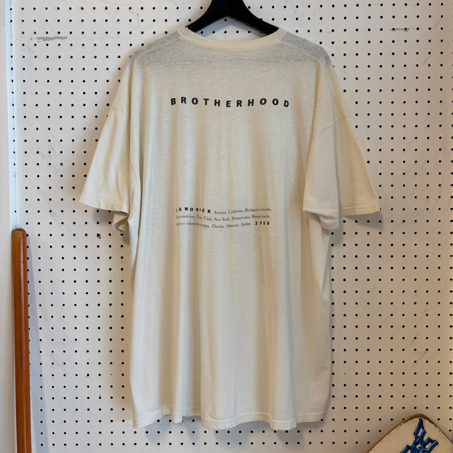 1986 New Order Brotherhood Band Tee