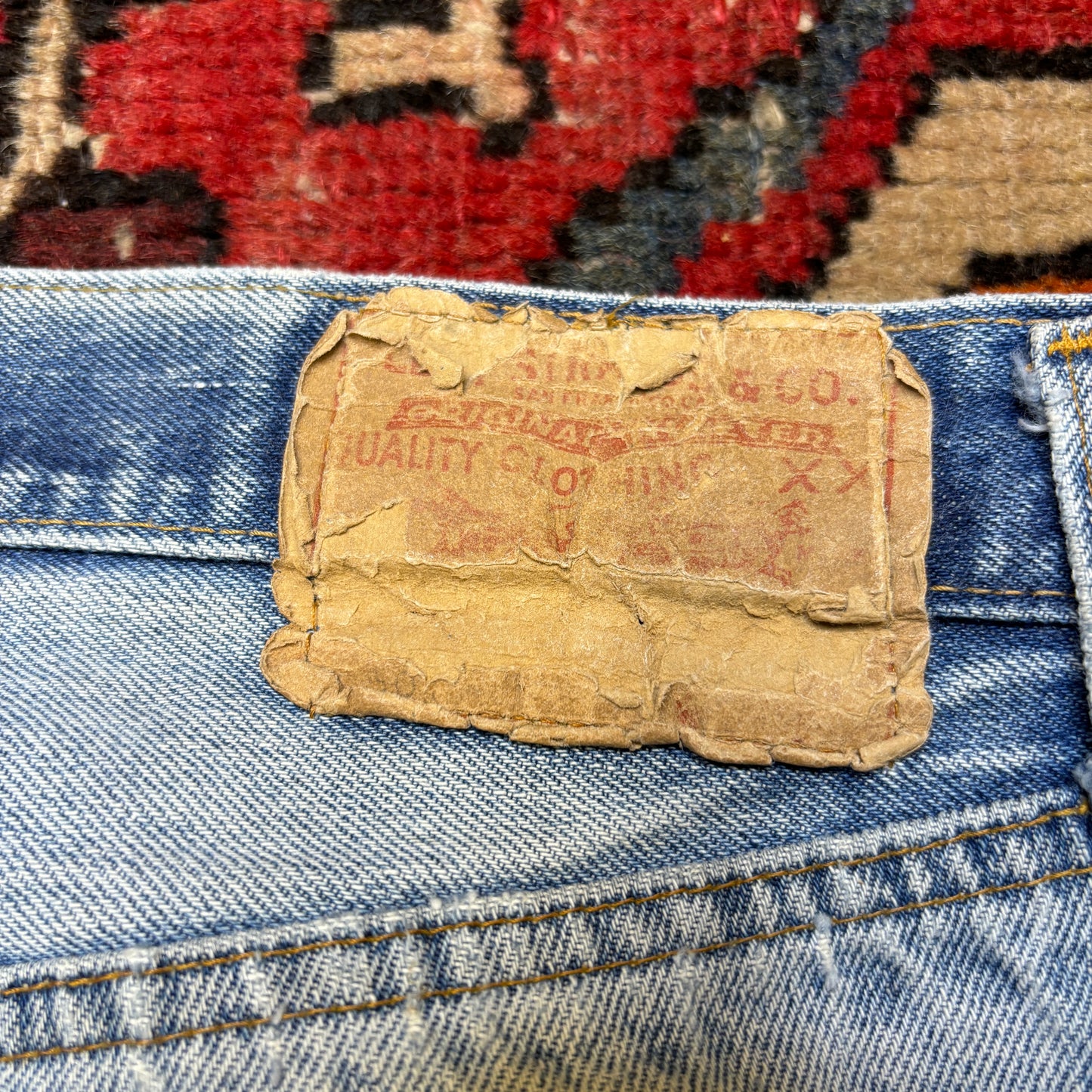 1970s Levi's 501 'Redlines' Selvedge Jeans