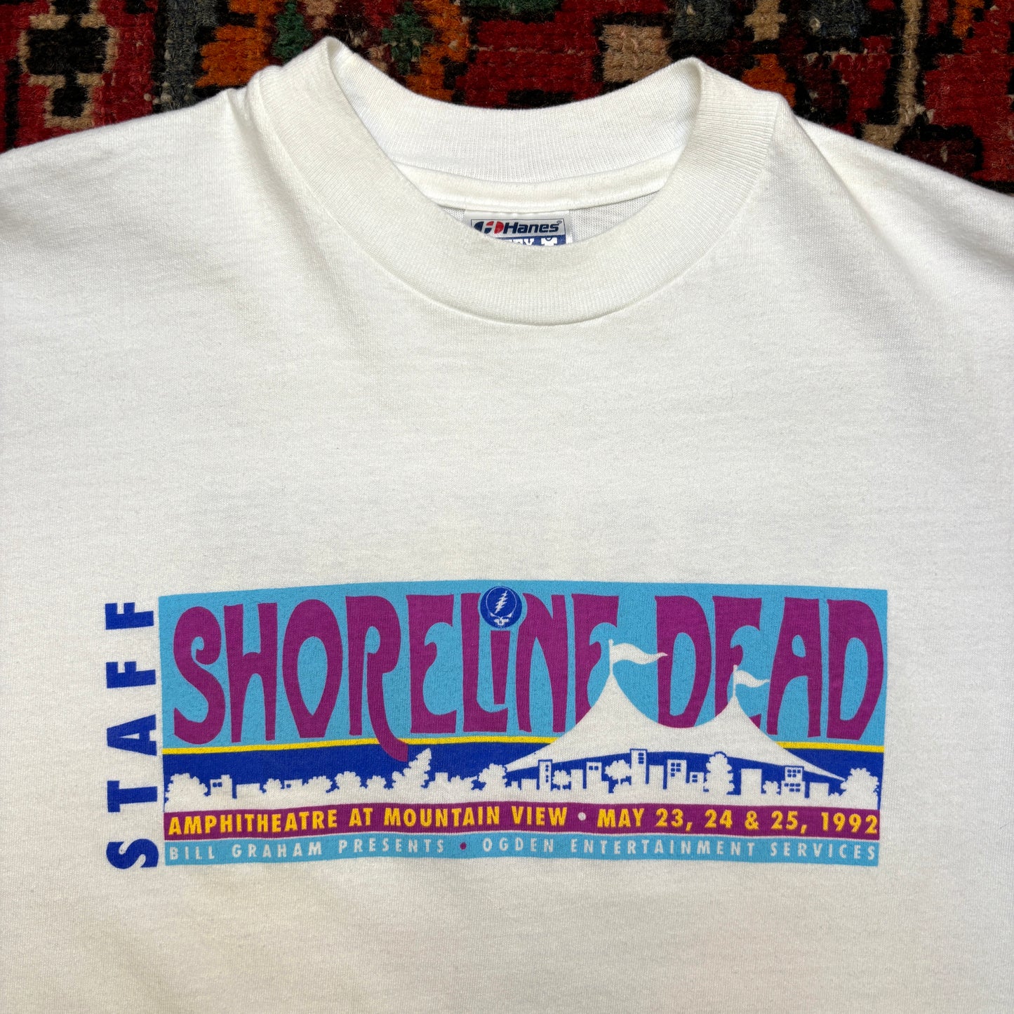 1990s Grateful Dead 'Shoreline Amphitheater' Crew Tee