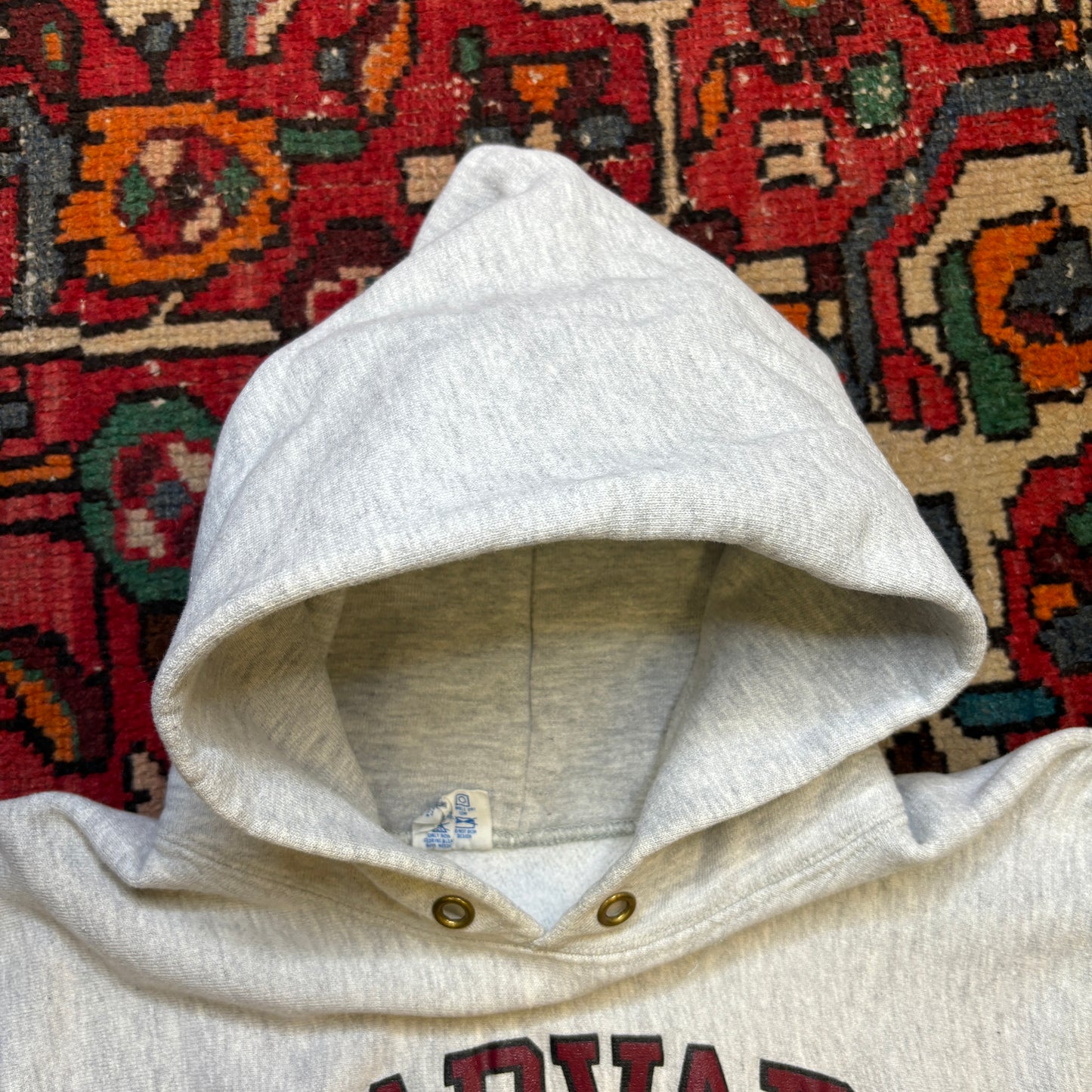 1980s Champion Reverse Weave 'Harvard Swimming' Hoodie