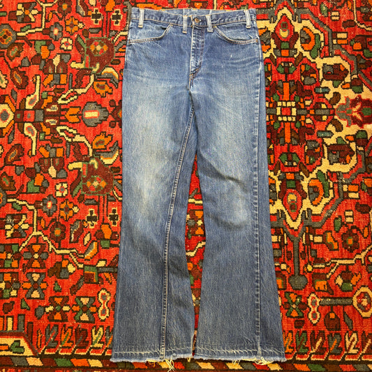 1960s Levi's Big E 646 Orange Tab Denim Flares