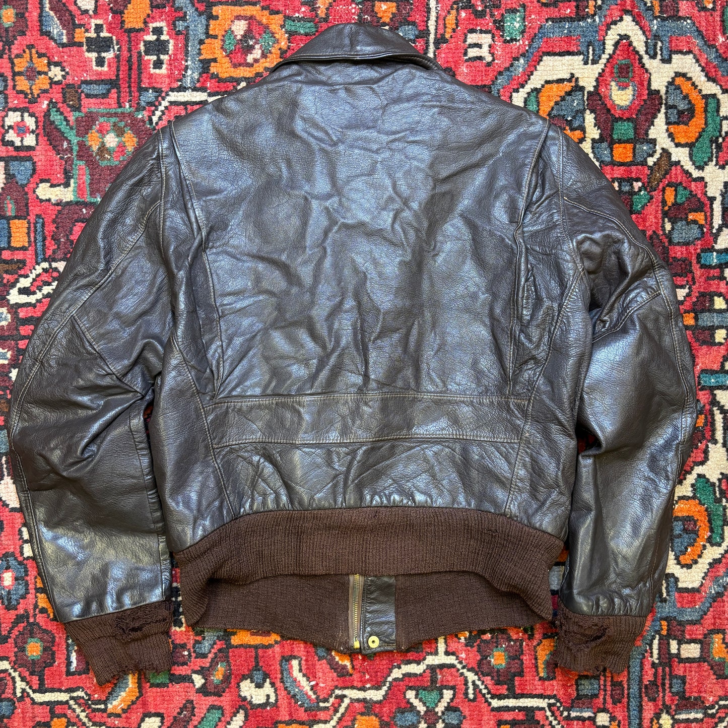 1950s Sierra Sportswear Goatskin Leather Jacket