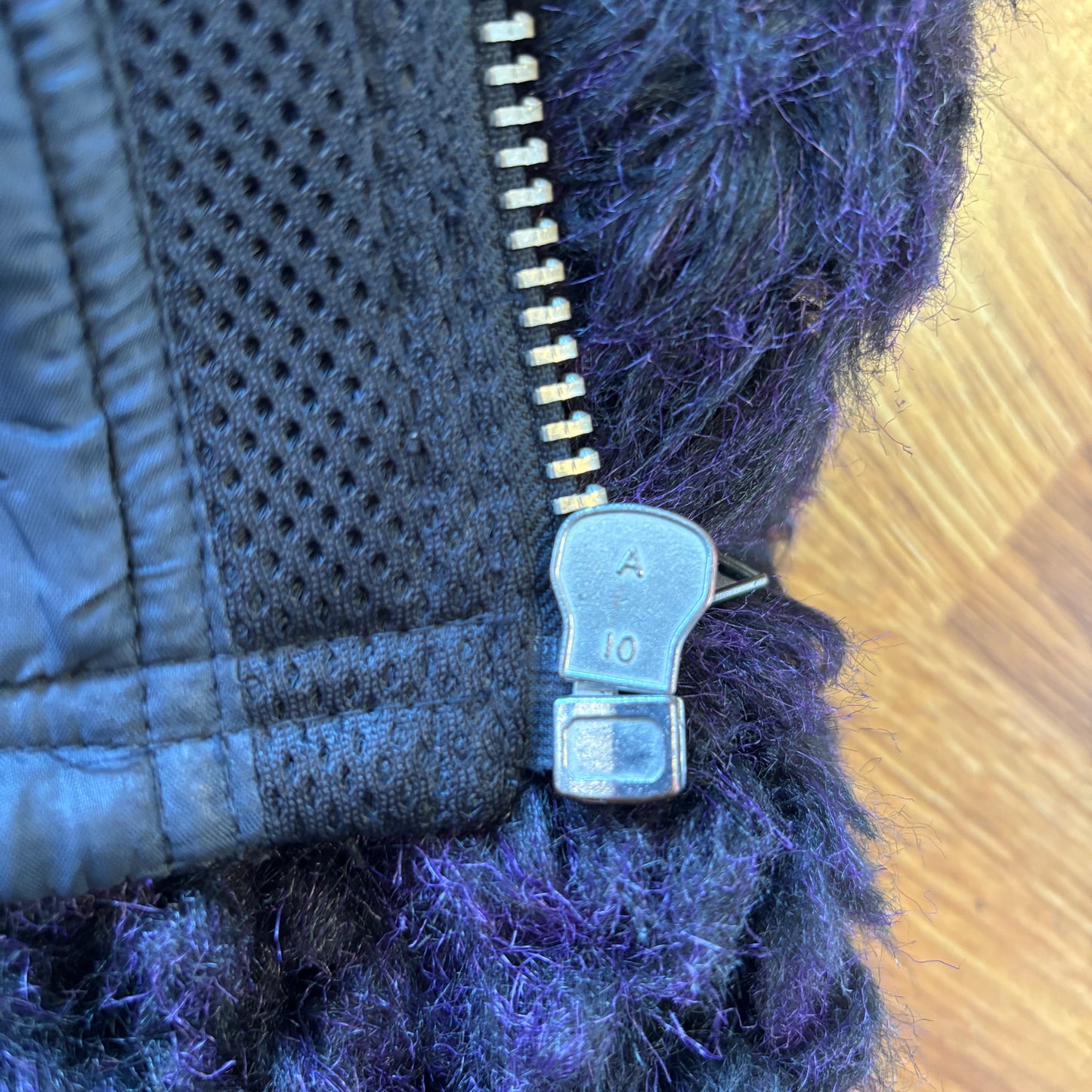 1990s Fetish by Lip Service Cropped Hooded Fur Jacket
