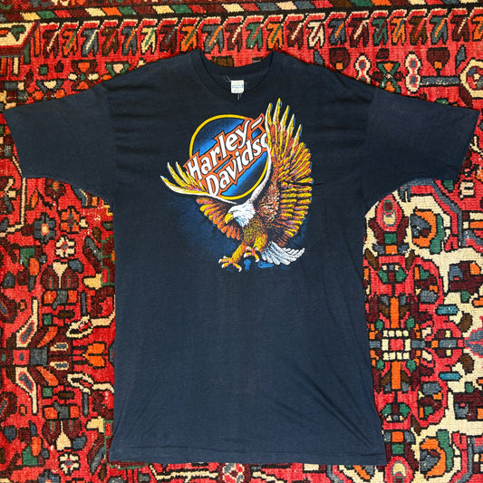 1980s Harley Davidson 'Eagle' Pocket Tee