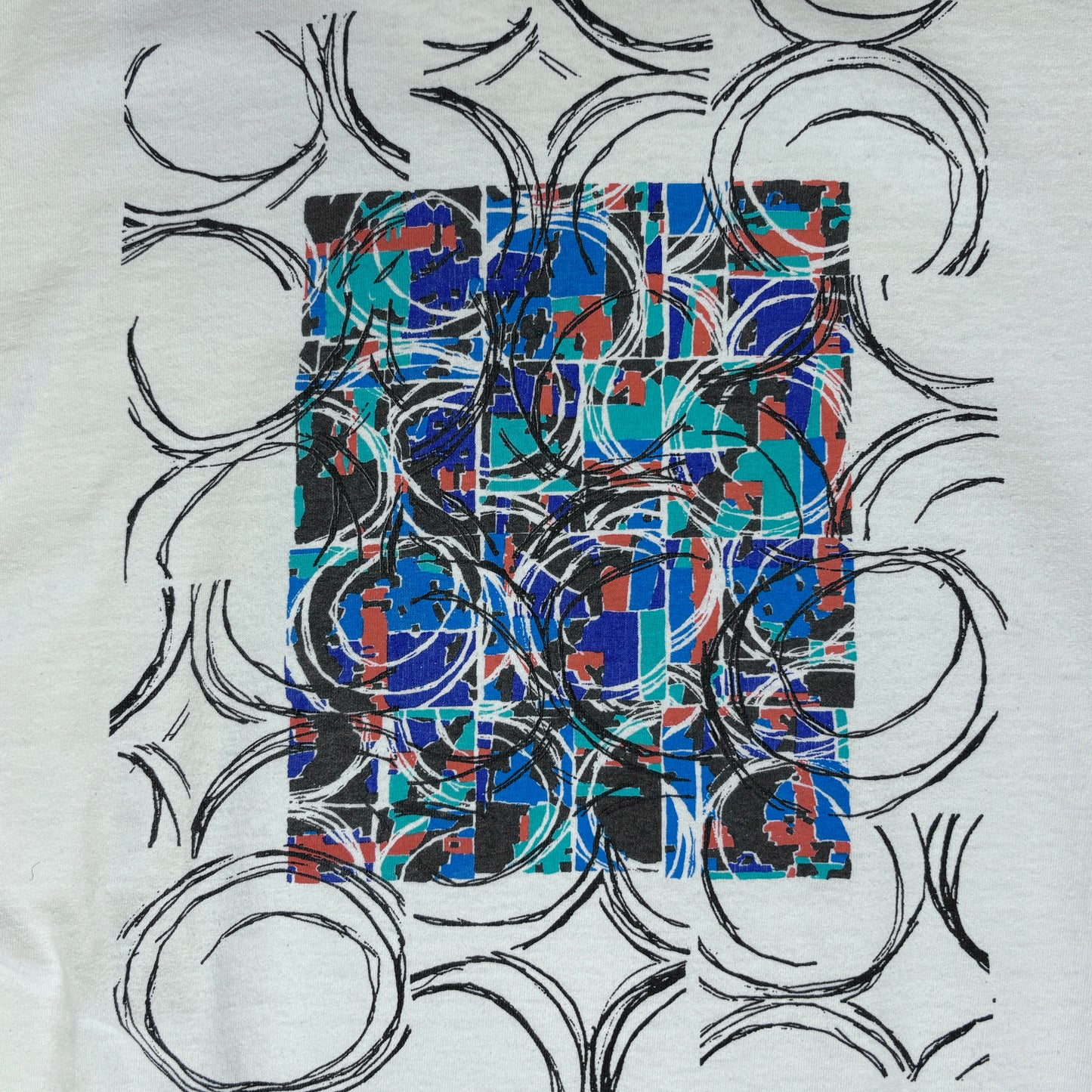 1990s Nike Abstract Graphic Long Sleeve Shirt