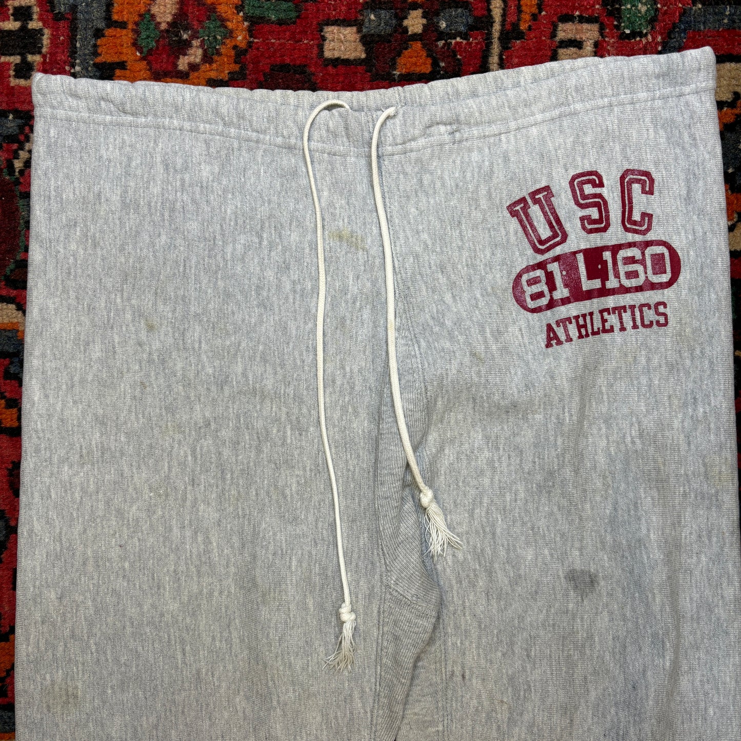 1980s Champion Reverse Weave 'USC' Sweatpants