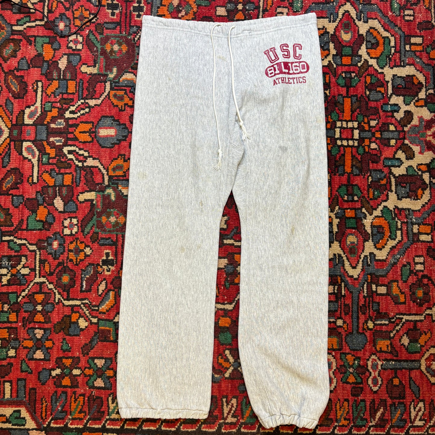 1980s Champion Reverse Weave 'USC' Sweatpants