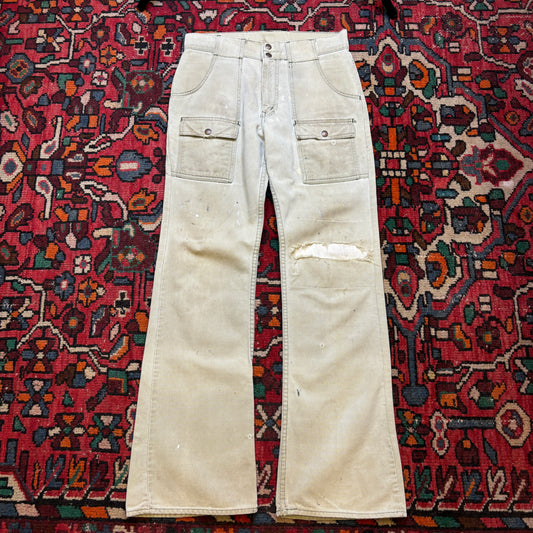 1960s Levi's Big E 'Bush Pant' Moleskin Flares