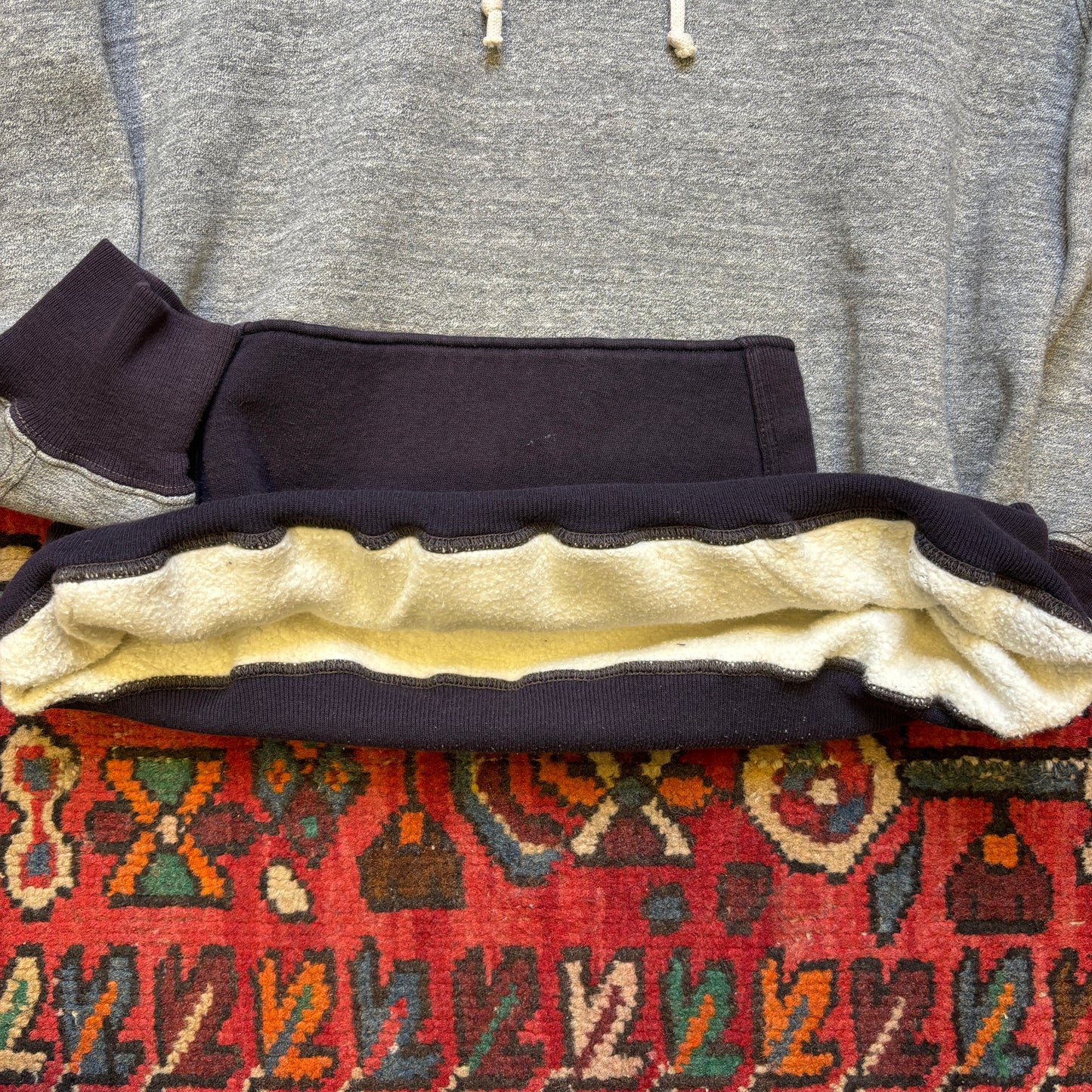 1950s Style Two-Tone Hoodie Reproduction by Heller's Cafe x Warehouse Co.