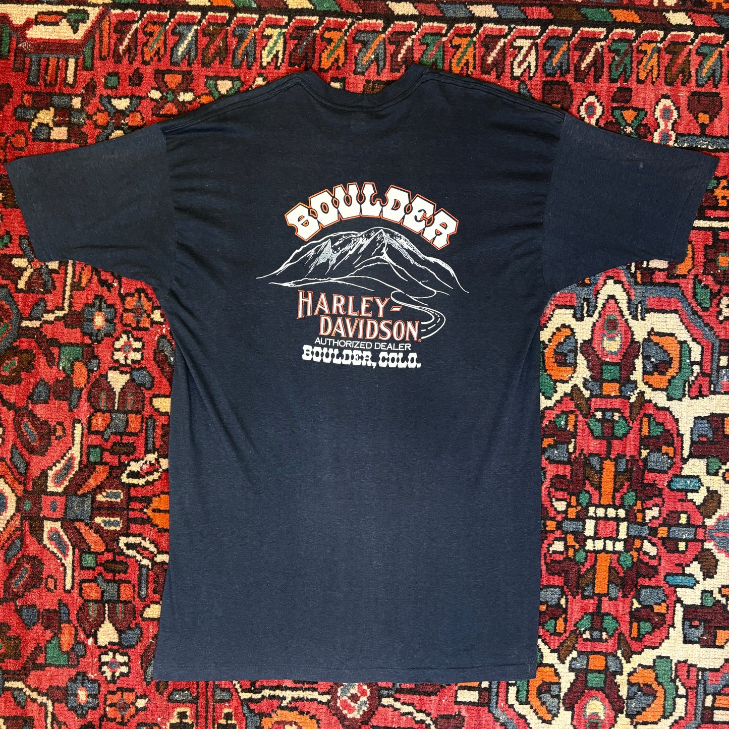 1980s Harley Davidson 'Eagle' Pocket Tee