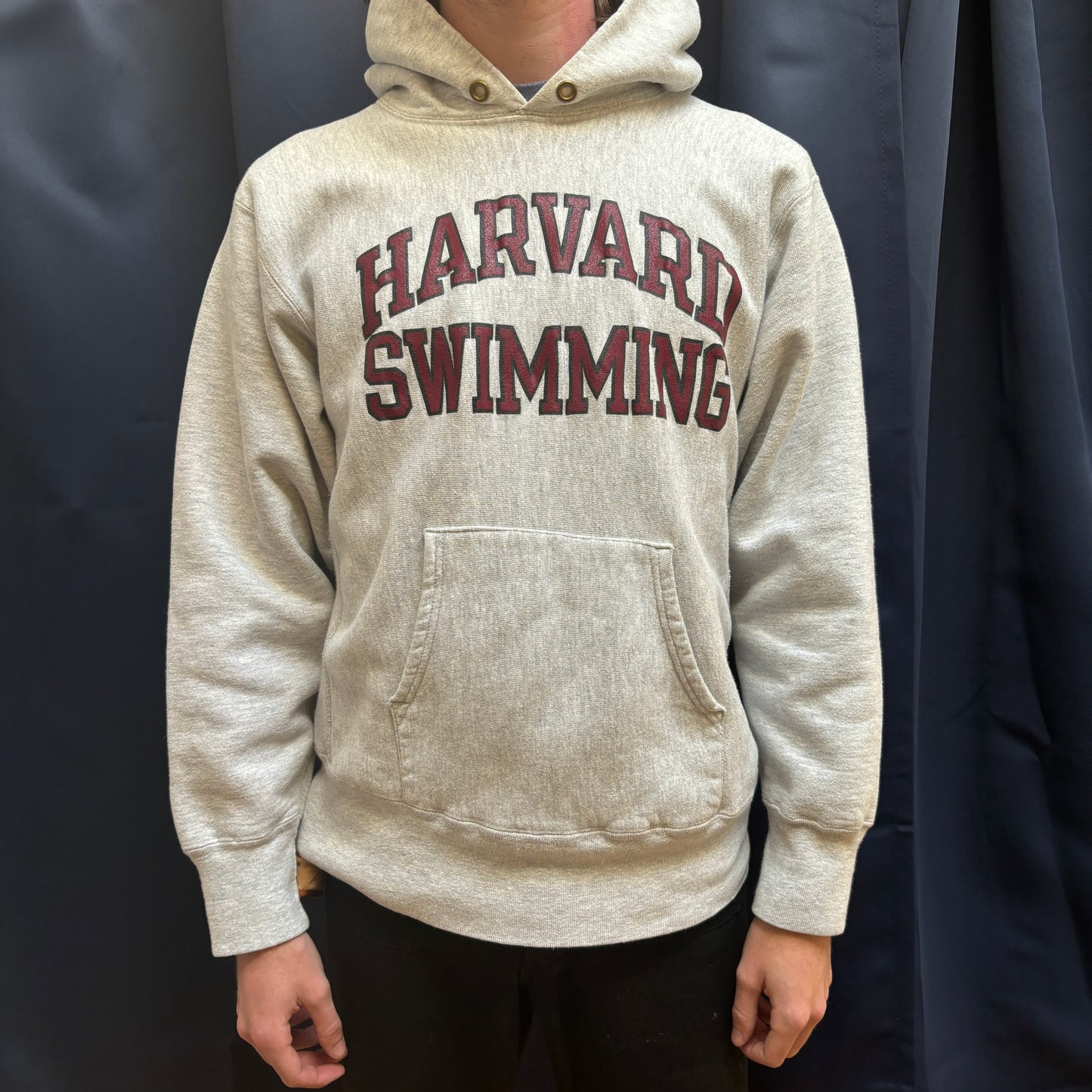 1980s Champion Reverse Weave 'Harvard Swimming' Hoodie