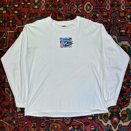 1990s Nike Abstract Graphic Long Sleeve Shirt