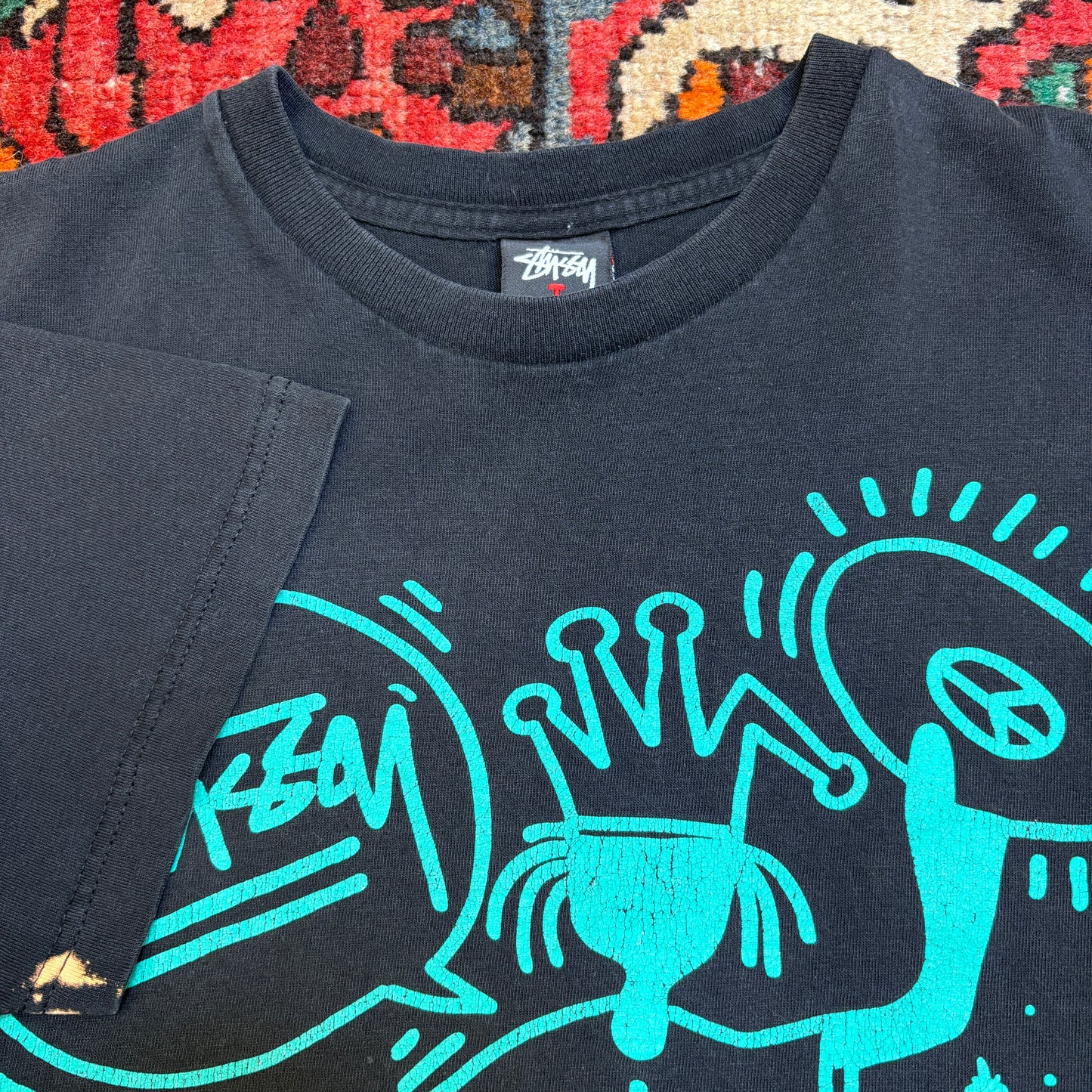 2000s Stussy Rhythm Graphic Tee