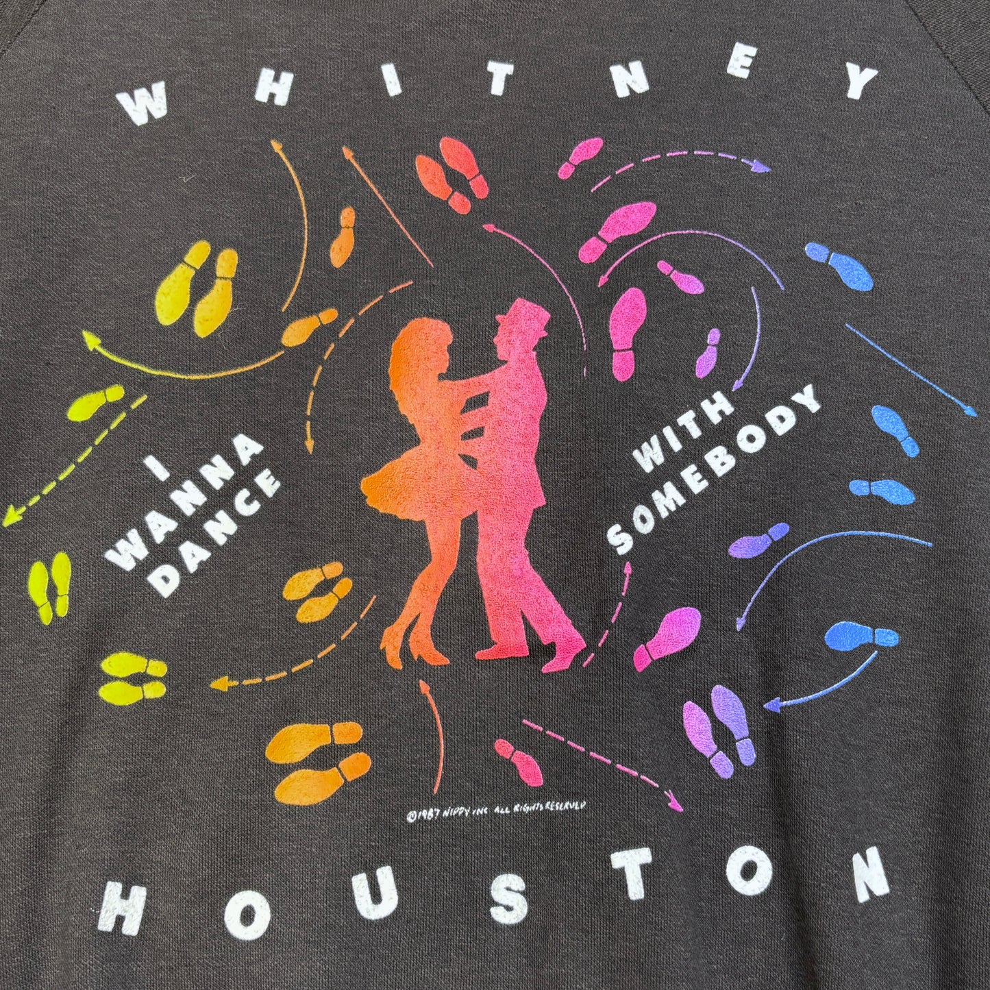 1980s Whitney Houston Tour Crewneck