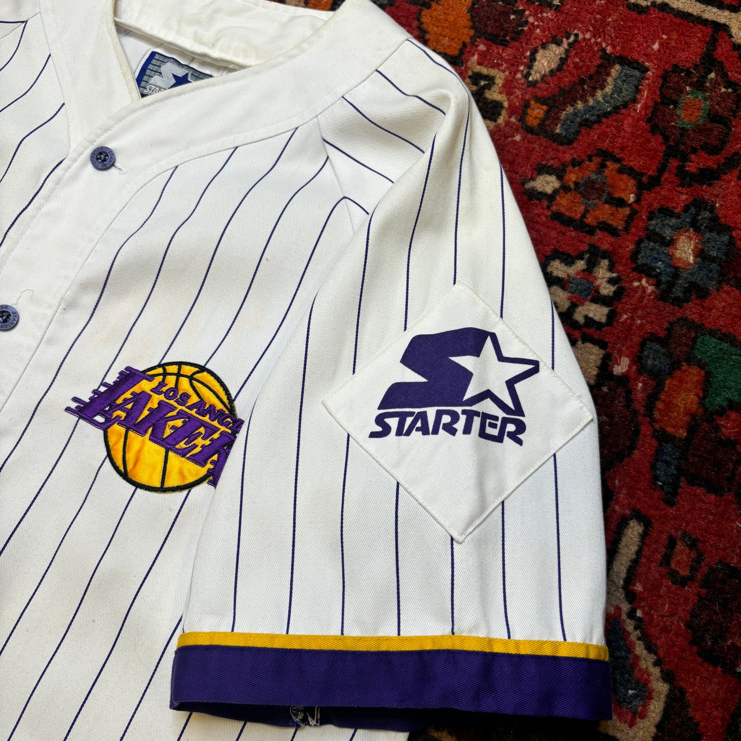 1990s Lakers Baseball Jersey