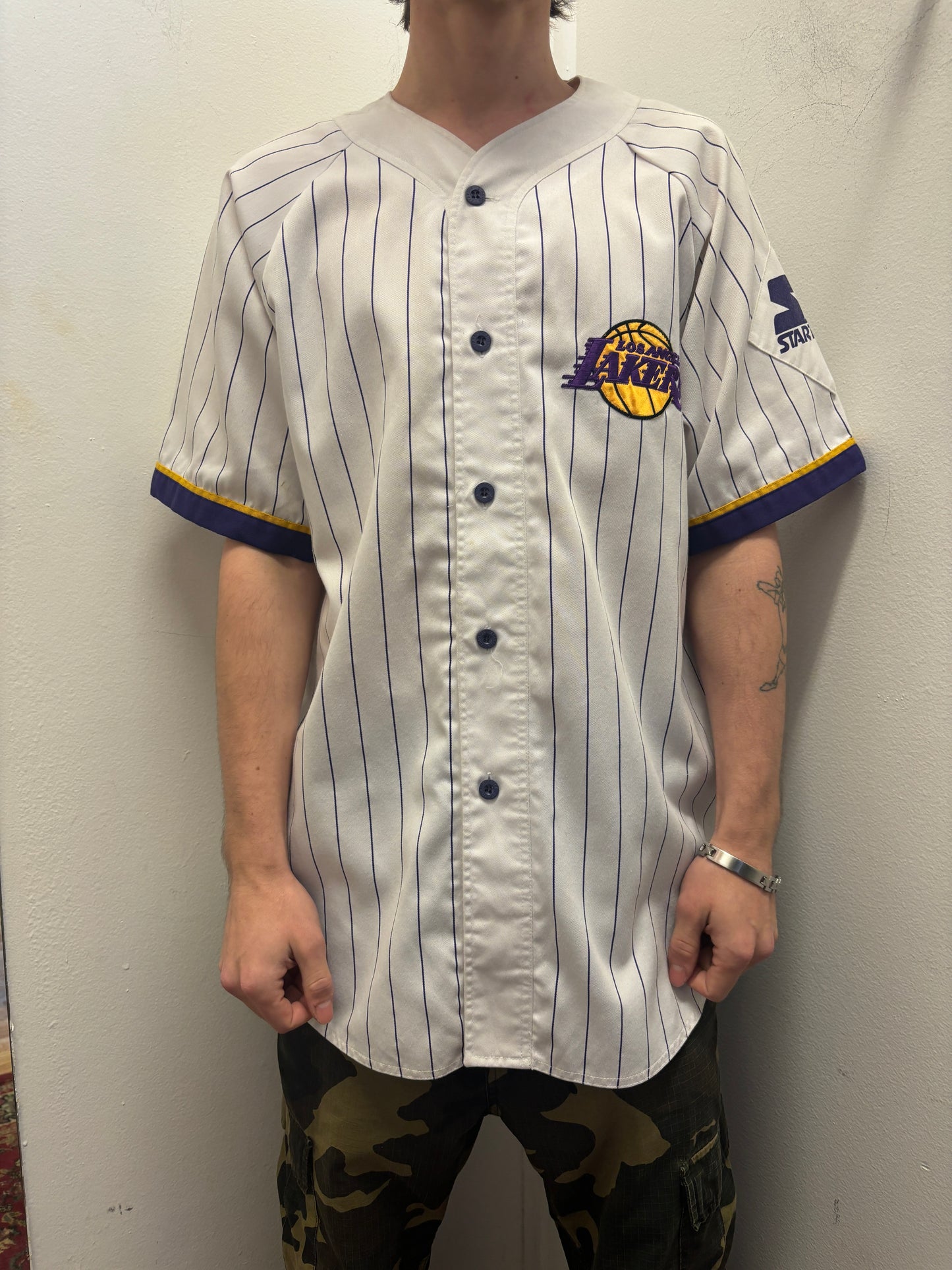 1990s Lakers Baseball Jersey