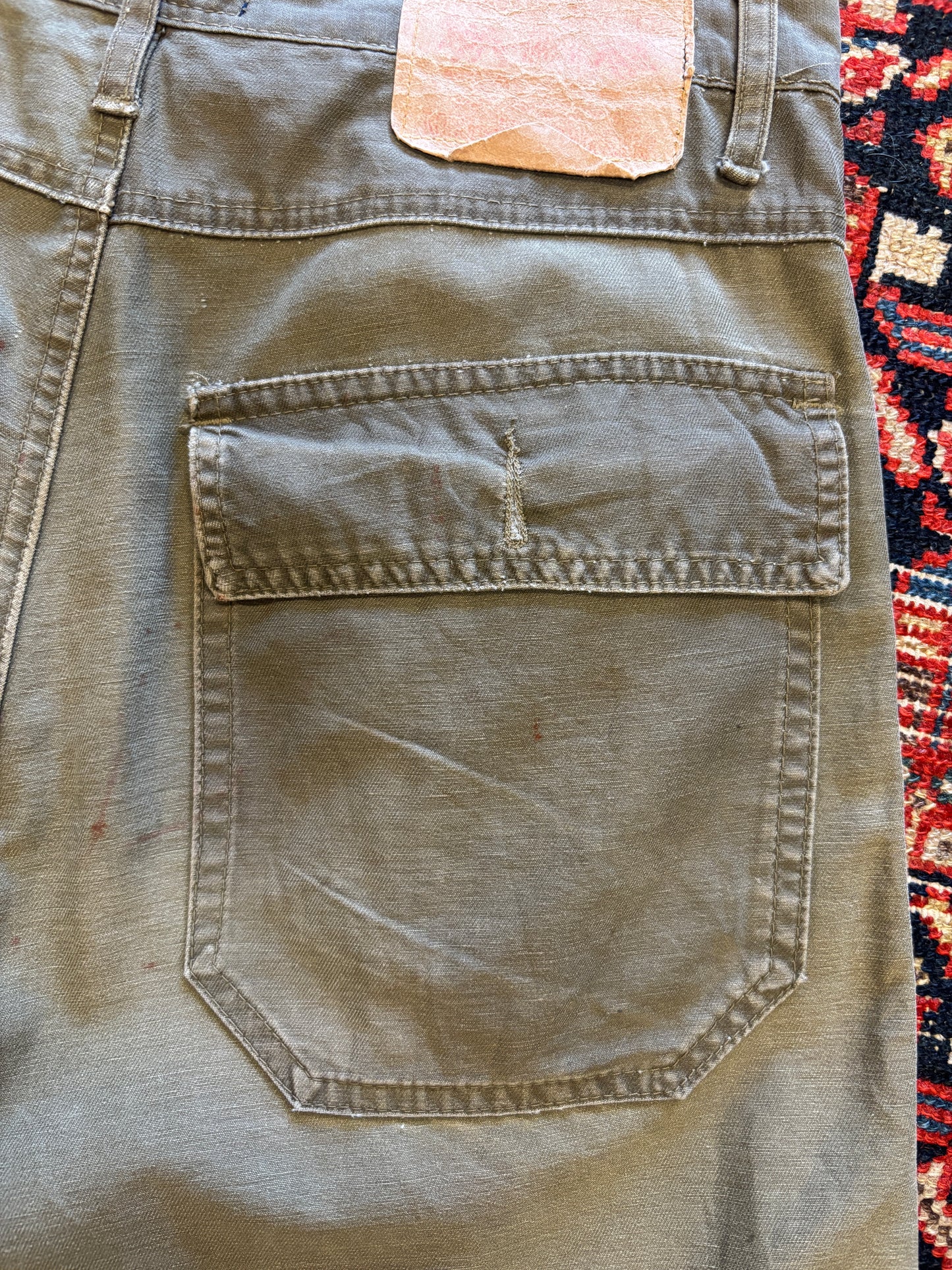 1990s Stussy Tribal Fatigue Shorts