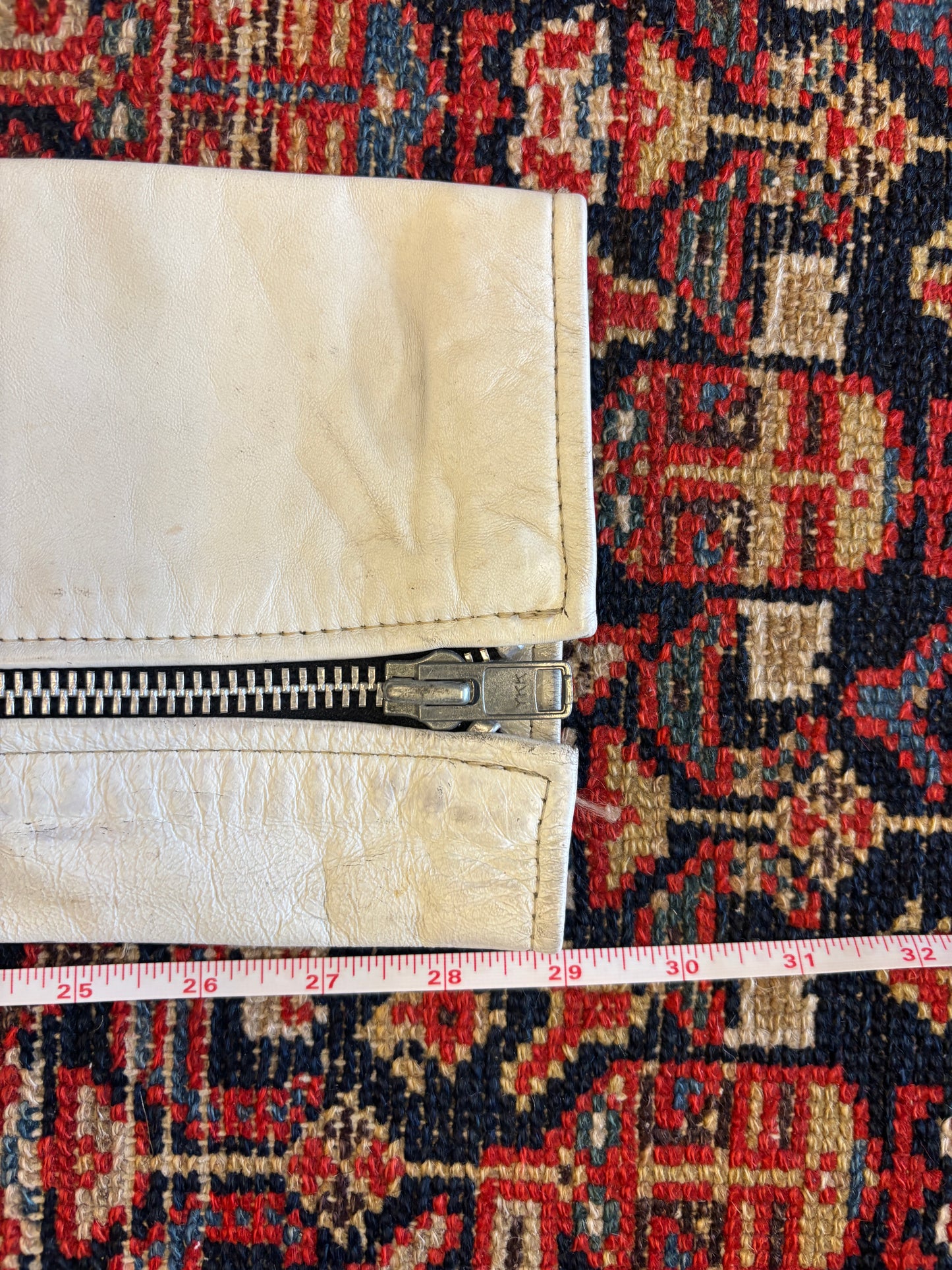 1980s Agatha Leather Moto Riding Pants
