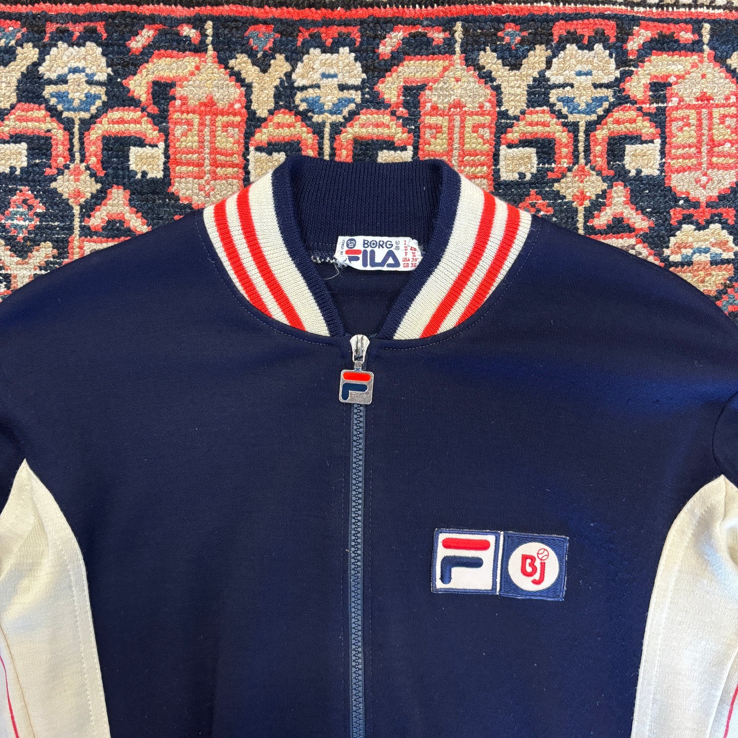 1980s FILA Bjorn Borg Tennis Jacket