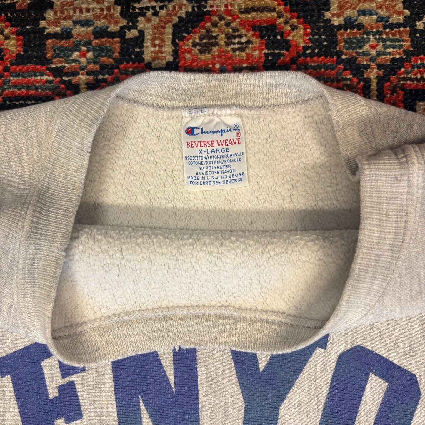 1990s Champion Reverse Weave 'Kenyon Swimming' Crewneck