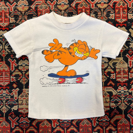 1978 Garfield Comics Skate Youth Tee