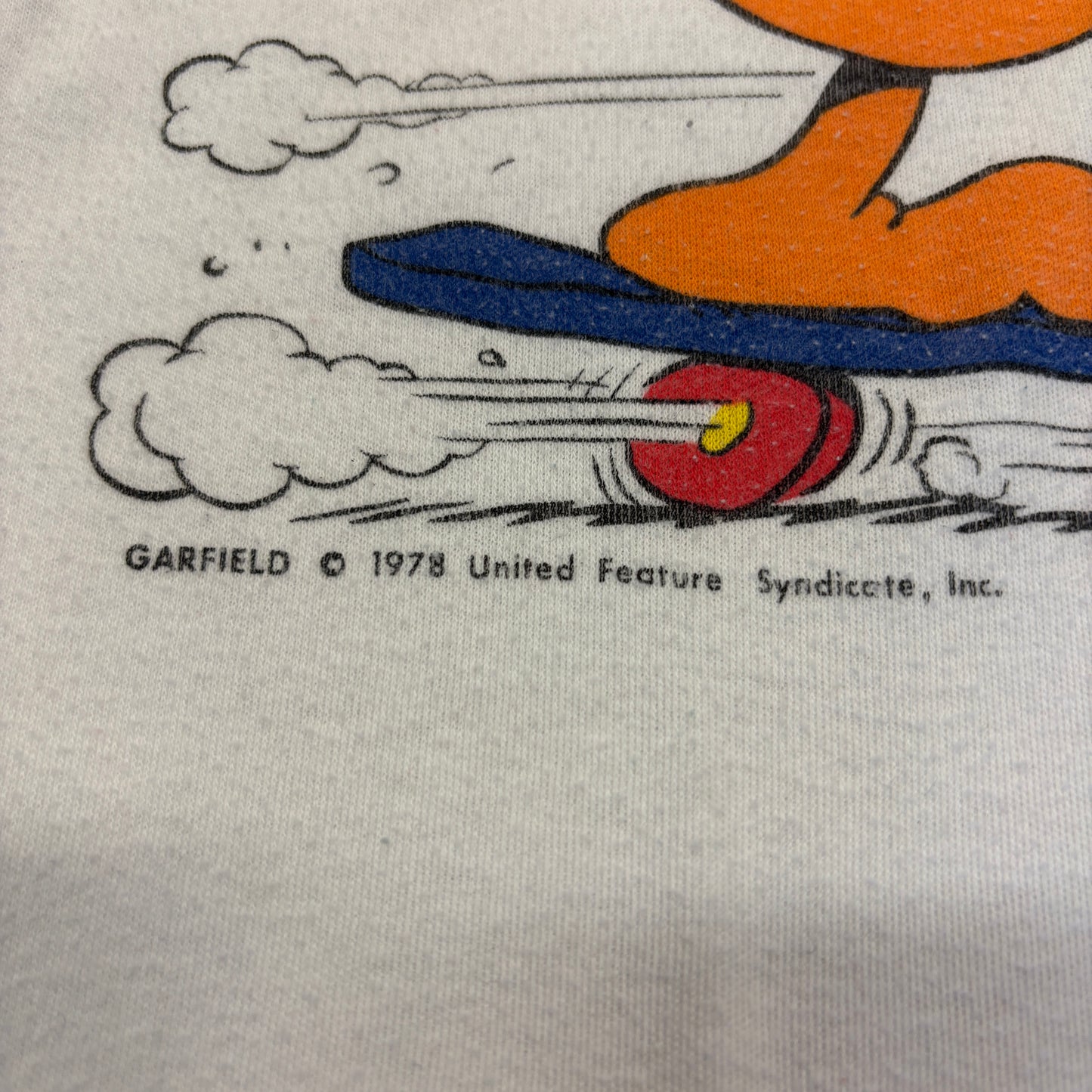 1978 Garfield Comics Skate Youth Tee