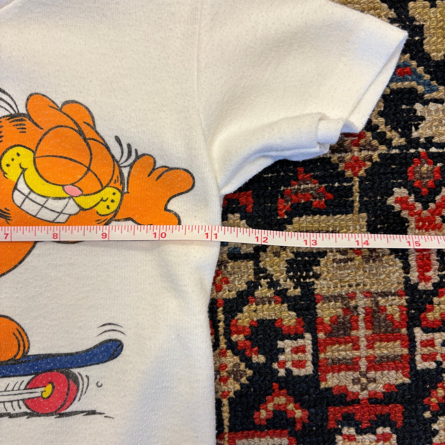 1978 Garfield Comics Skate Youth Tee