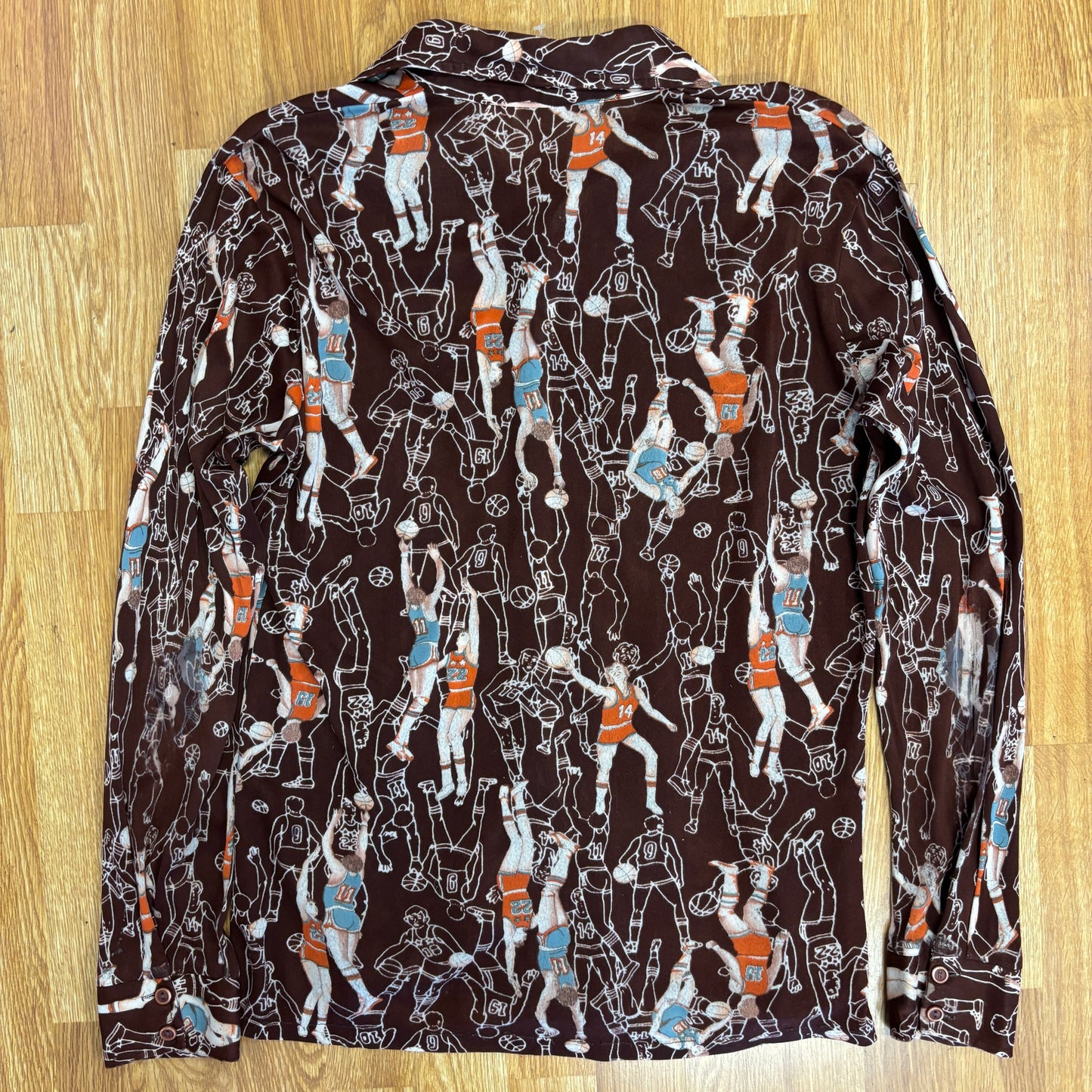 1970s Alife California Basketball AOP Button Up
