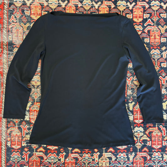 1990s Ralph Lauren Black Label Boat Neck Shirt